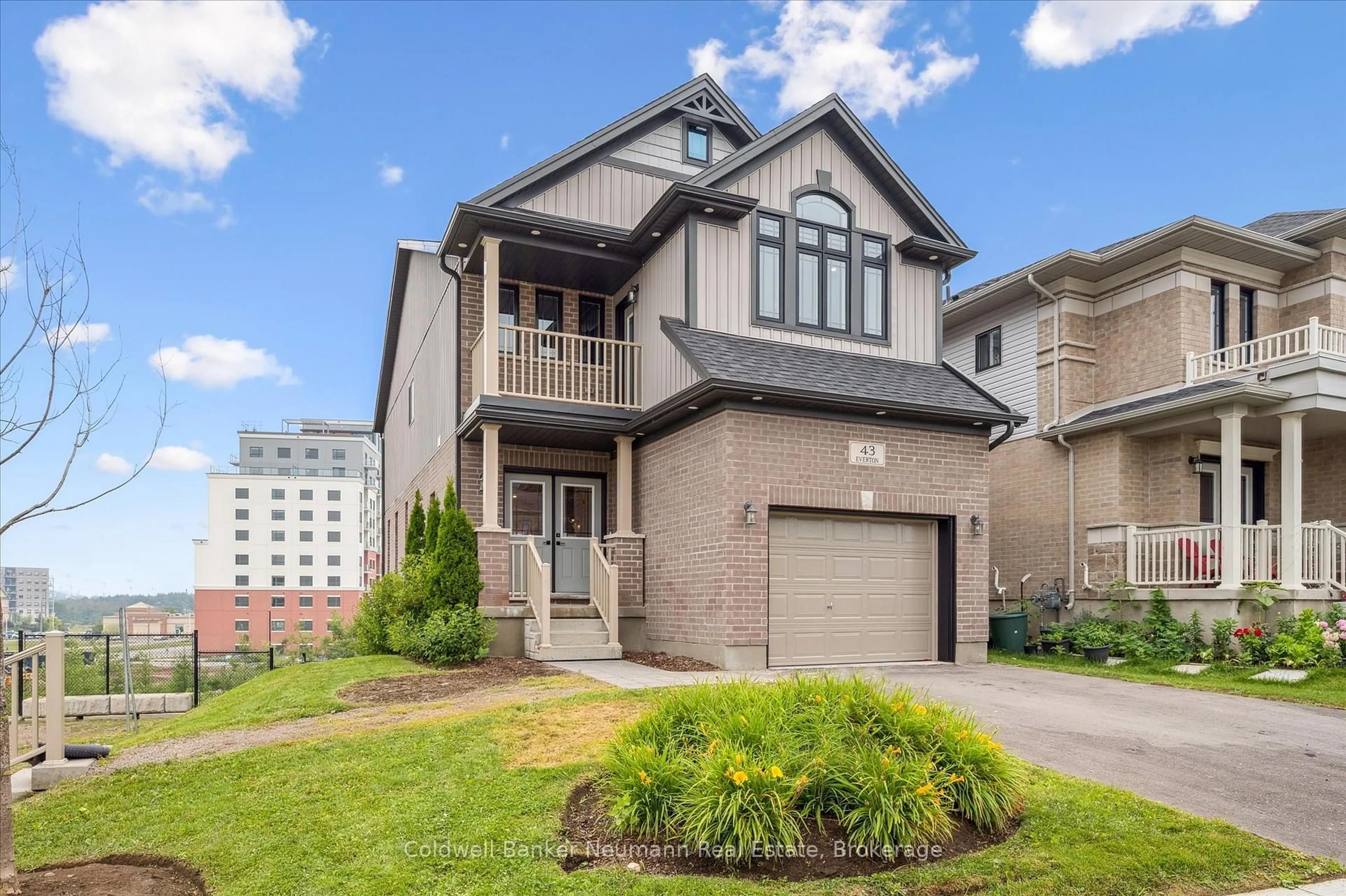 Home with brick exterior material, street for 43 Everton Dr, Guelph Ontario N1E 0R9
