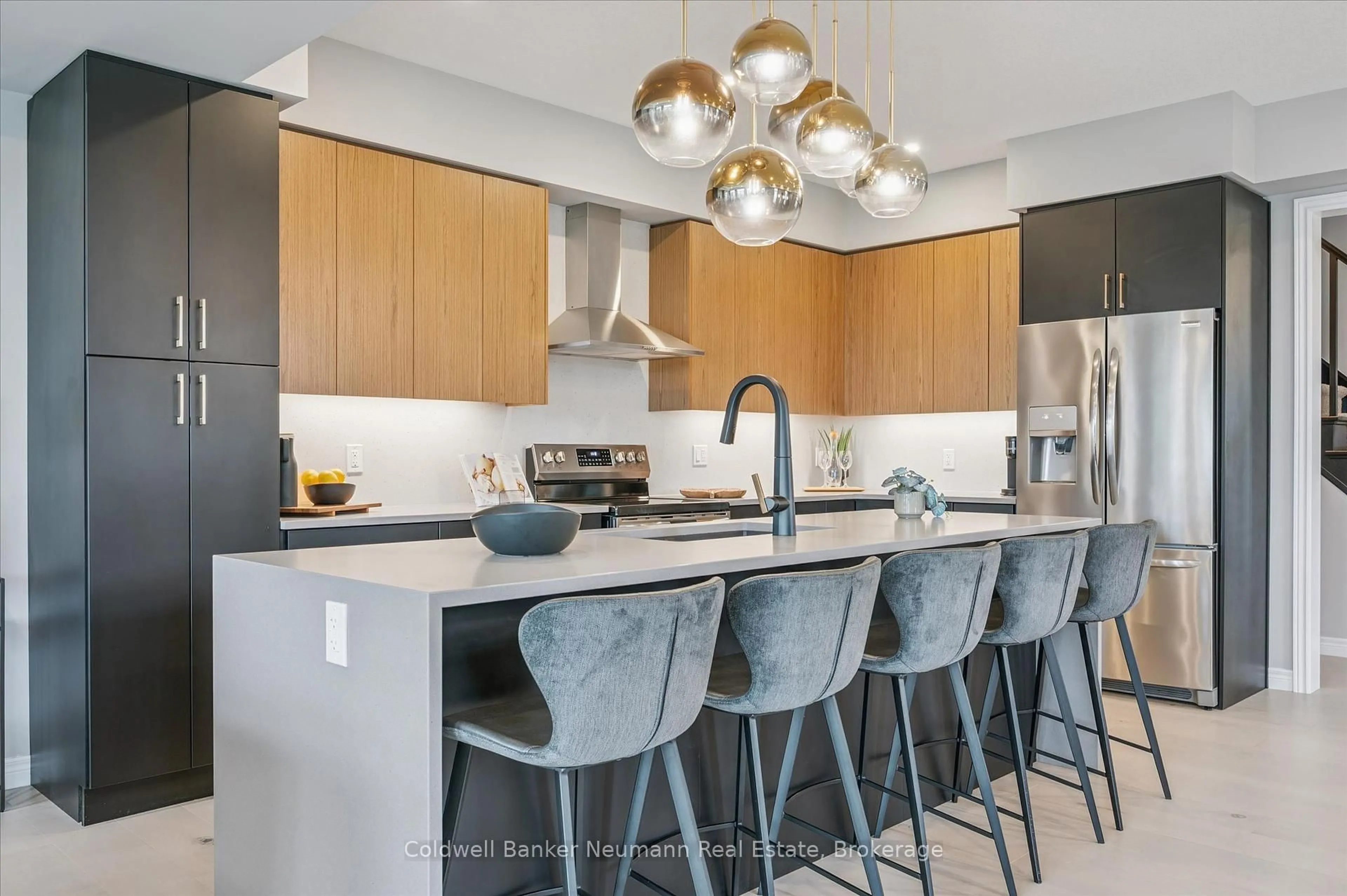 Contemporary kitchen, ceramic/tile floor for 43 Everton Dr, Guelph Ontario N1E 0R9