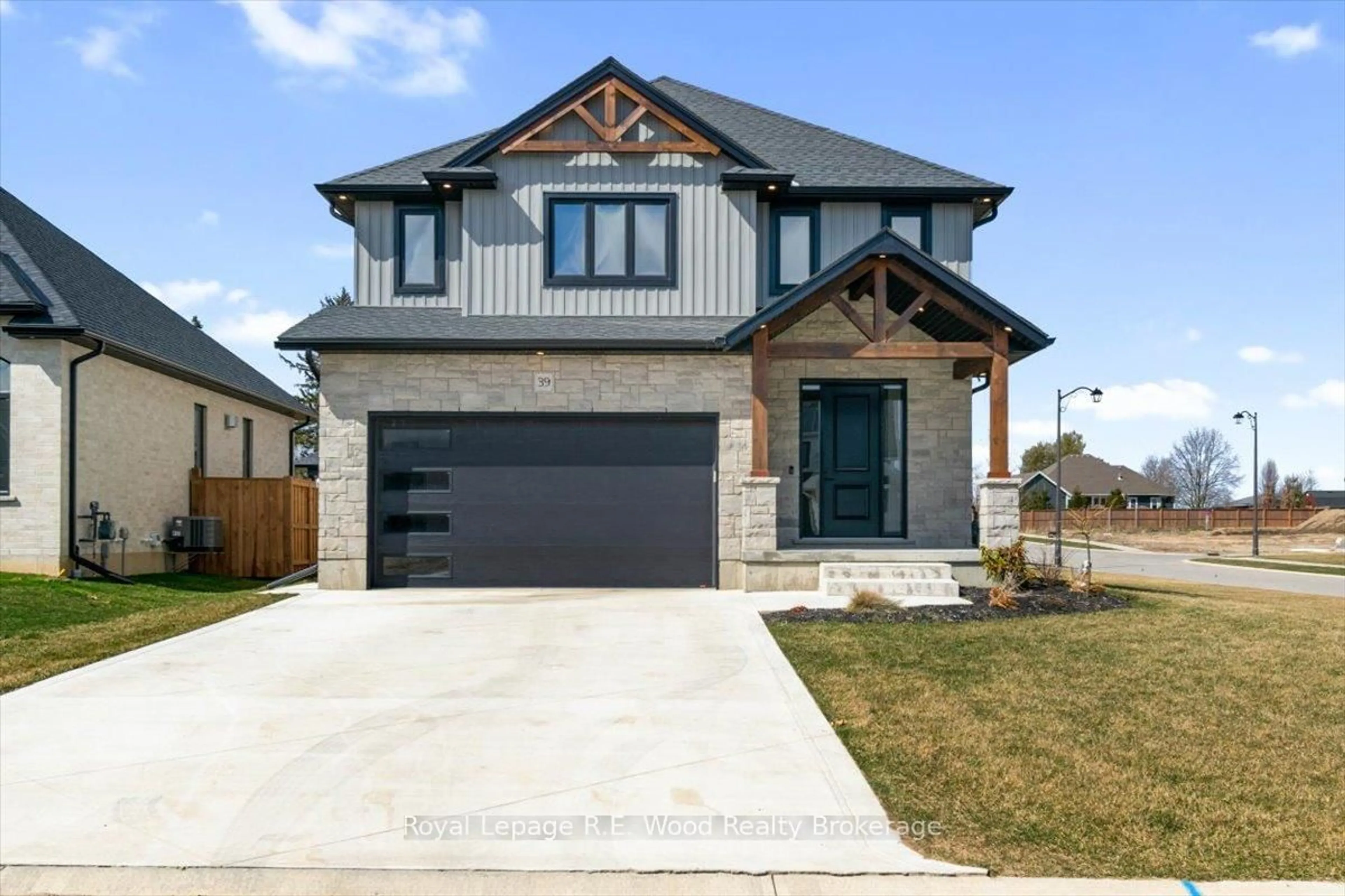 Home with brick exterior material, street for 39 Herb St, Norwich Ontario N0J 1P0