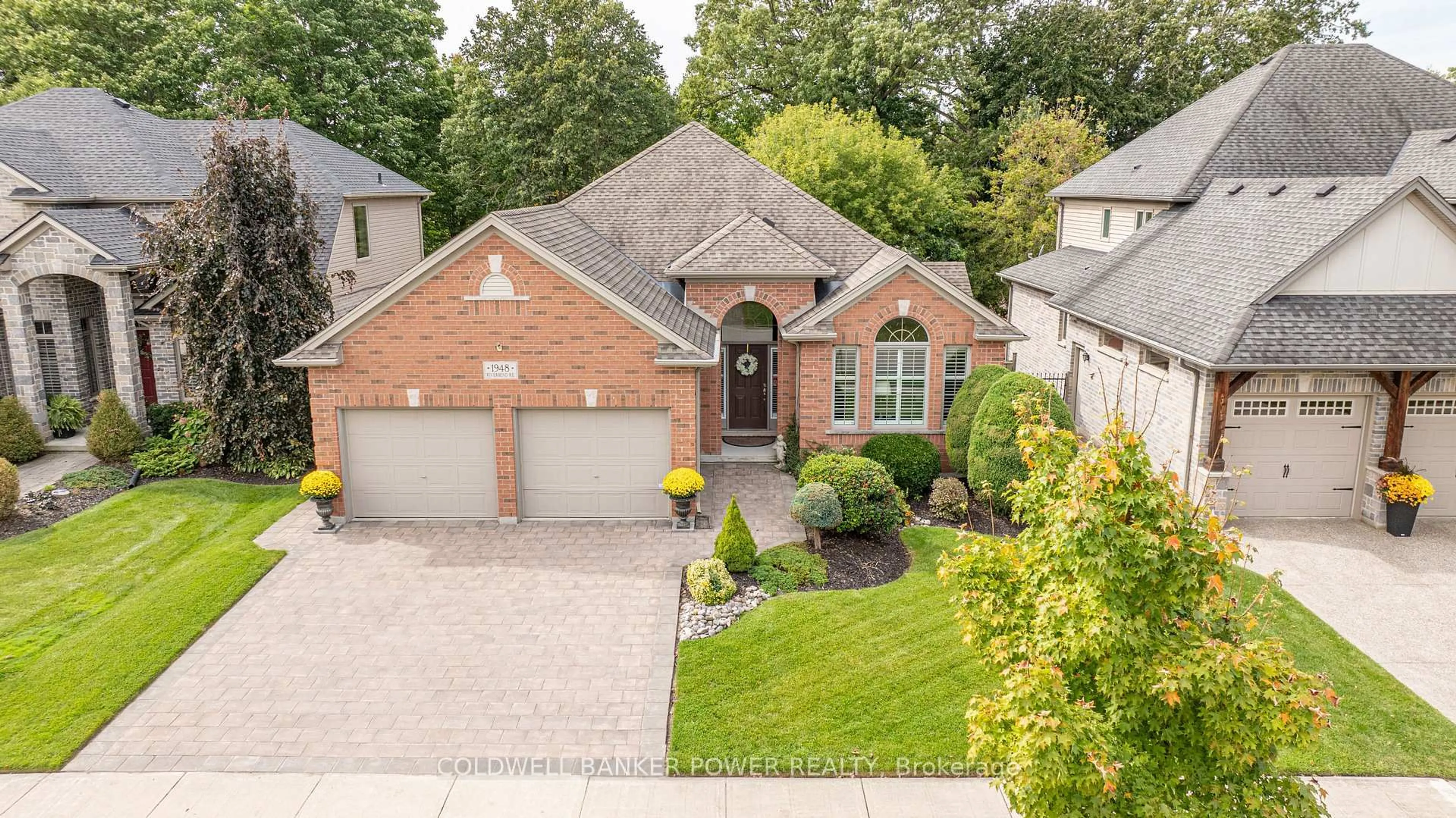 Home with brick exterior material, street for 1948 Riverbend Rd, London South Ontario N6K 0A2