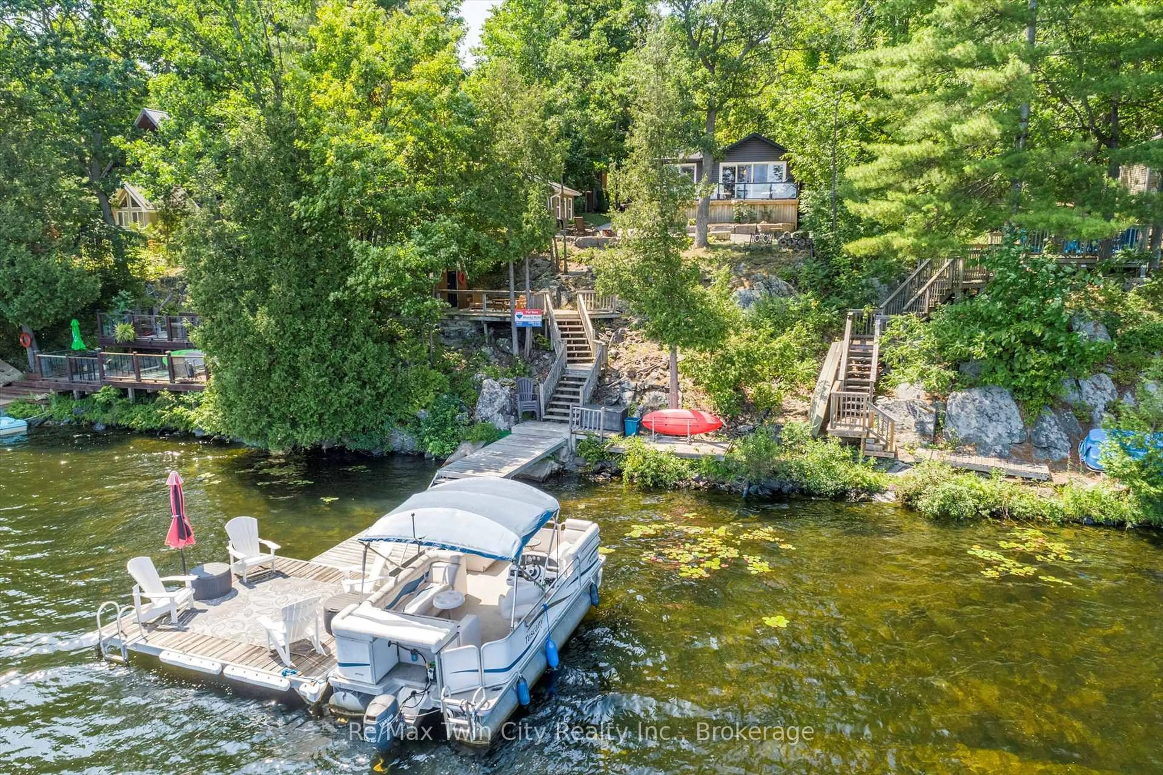 A pic from outside/outdoor area/front of a property/back of a property/a pic from drone, water/lake/river/ocean view for 127 Fire Route 25, Havelock-Belmont-Methuen Ontario K0L 1Z0