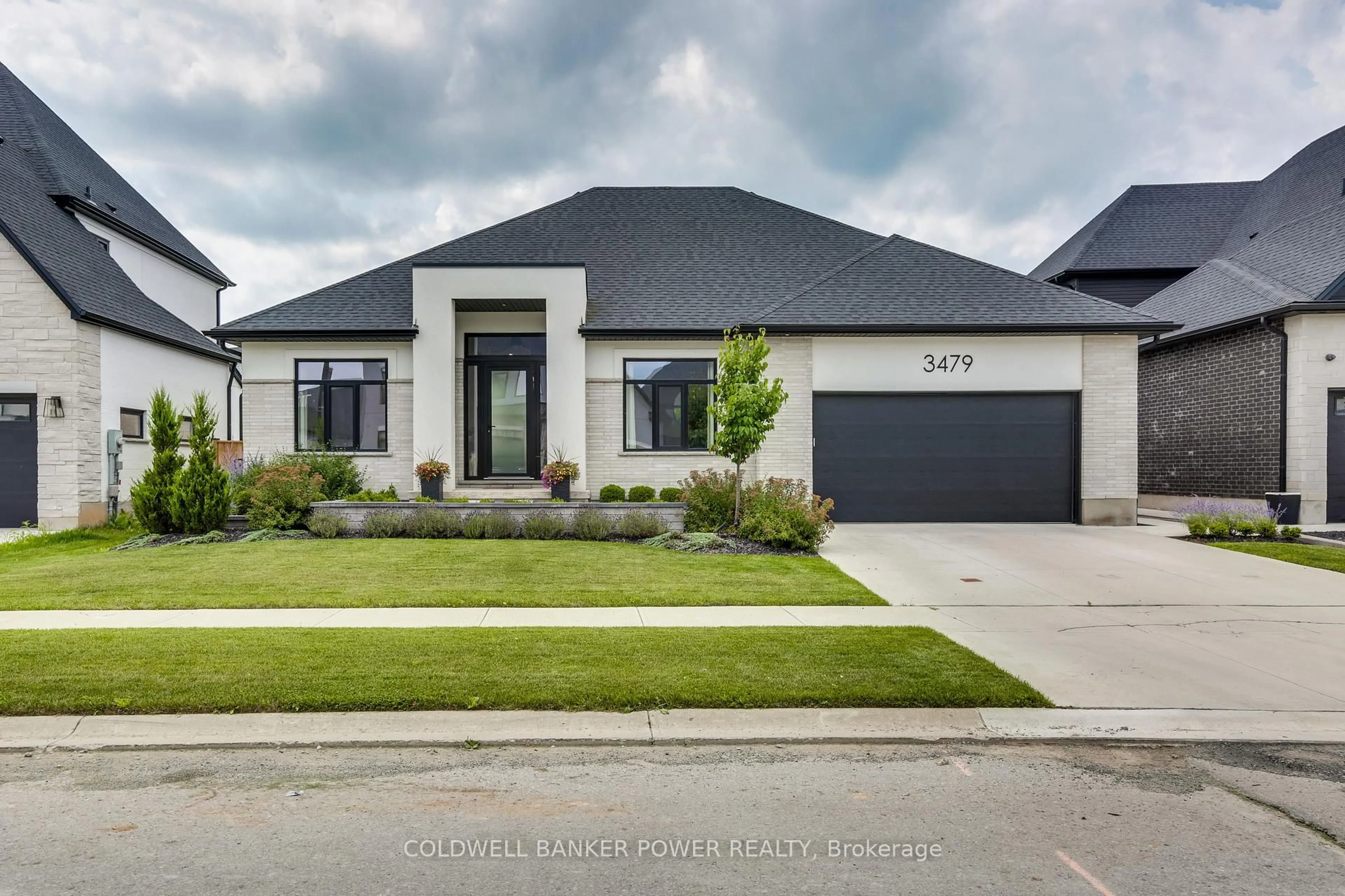 Home with brick exterior material, street for 3479 Grand Oak Crossing, London South Ontario N6P 0G7