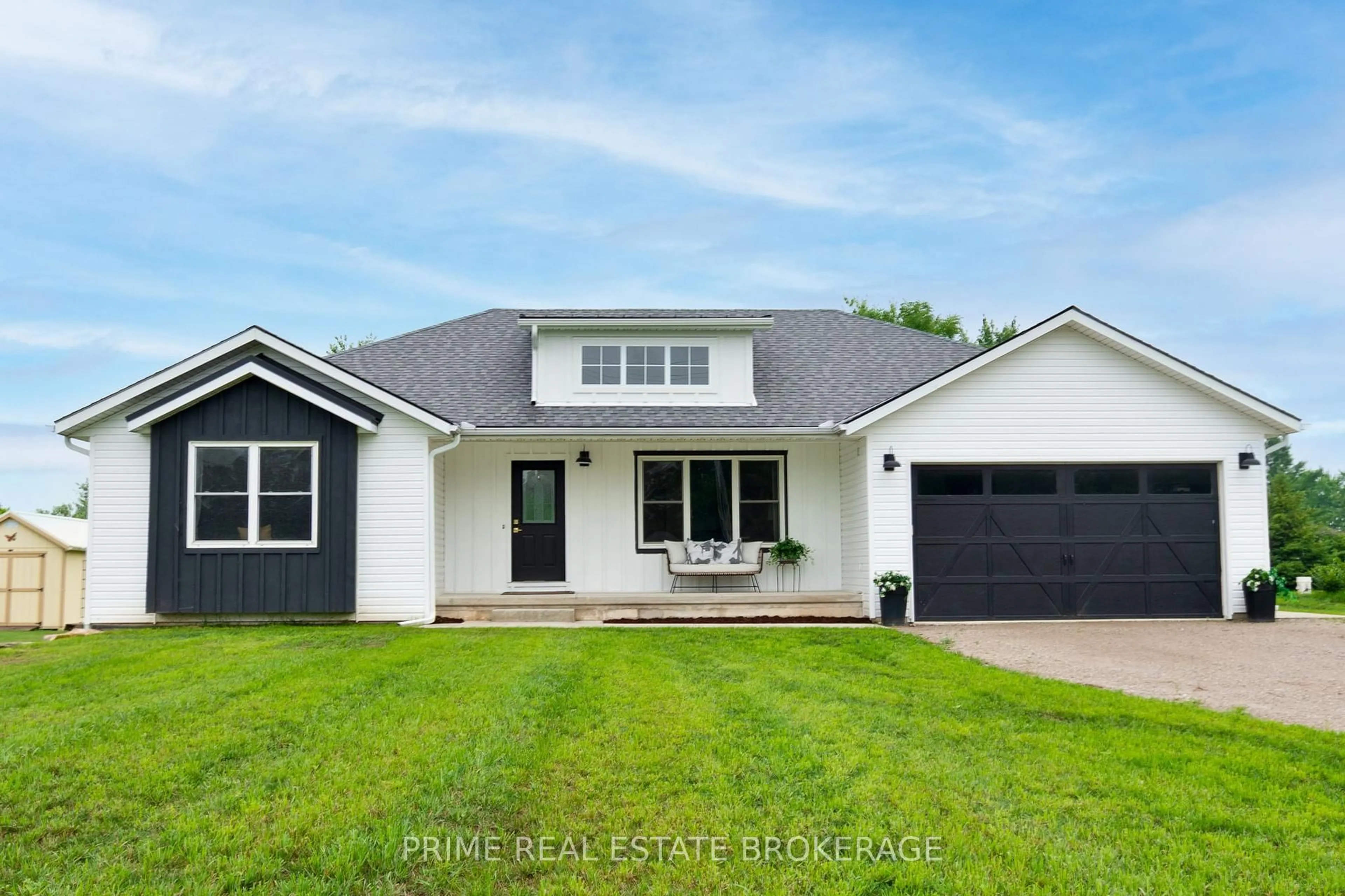 Home with vinyl exterior material, street for 8865 Iona Rd, Dutton/Dunwich Ontario N0L 1P0