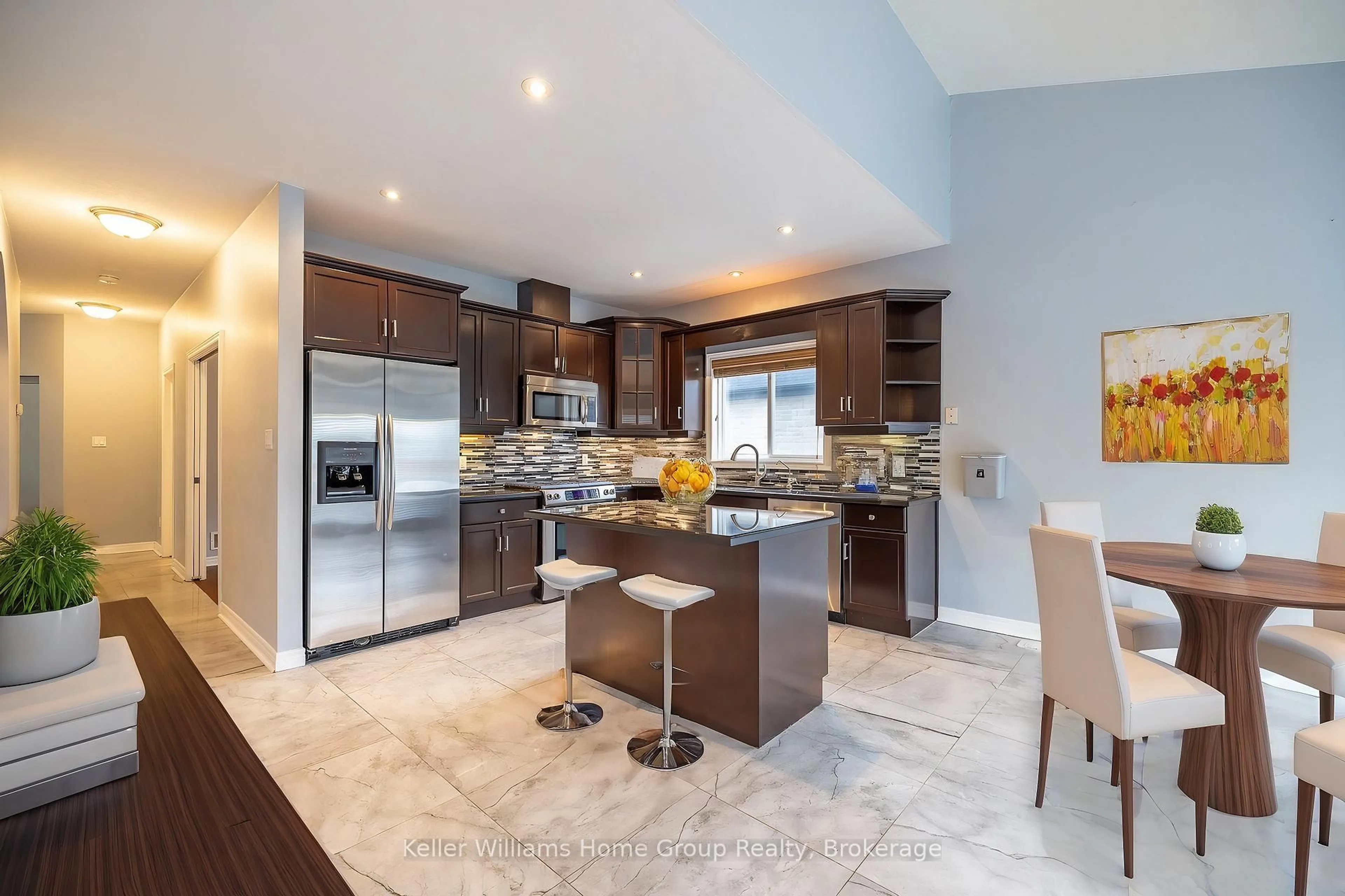 Open concept kitchen, ceramic/tile floor for 4 CLAIRFIELDS Dr, Guelph Ontario N1G 5H5