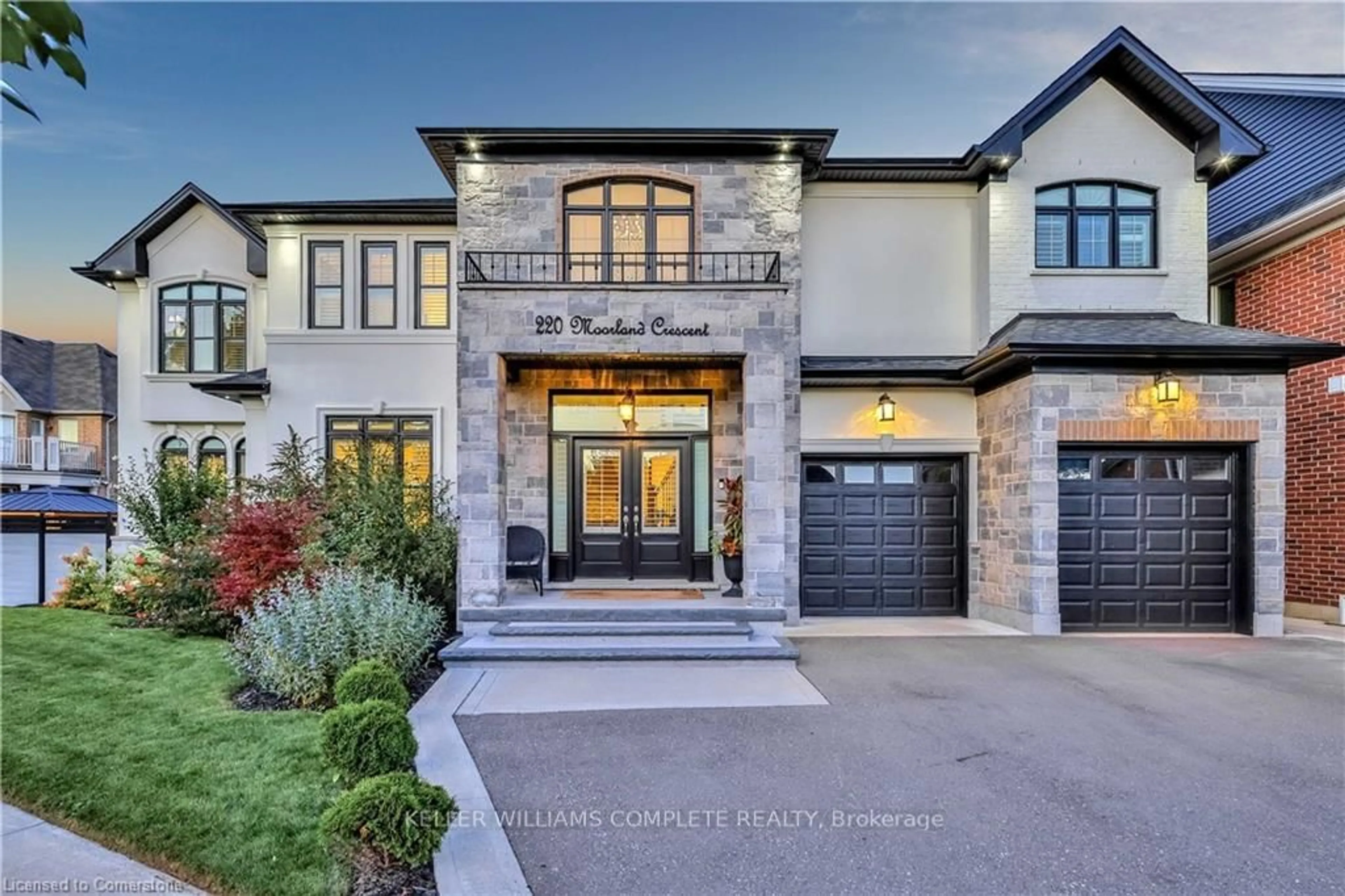 Home with brick exterior material, street for 220 Moorland Cres, Hamilton Ontario L9K 1S6
