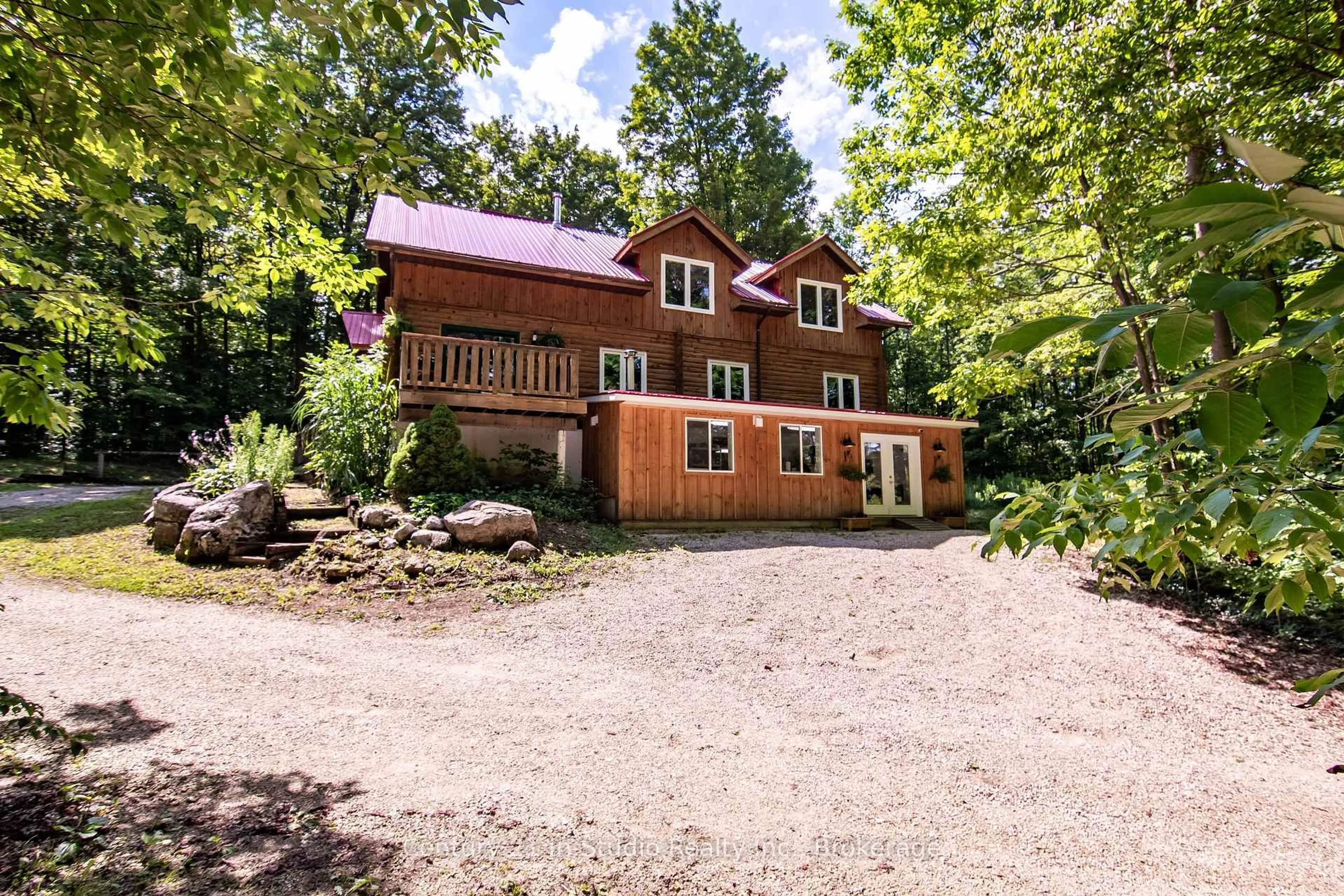 A pic from outside/outdoor area/front of a property/back of a property/a pic from drone, unknown for 415198 Baseline Rd, West Grey Ontario N0G 1R0