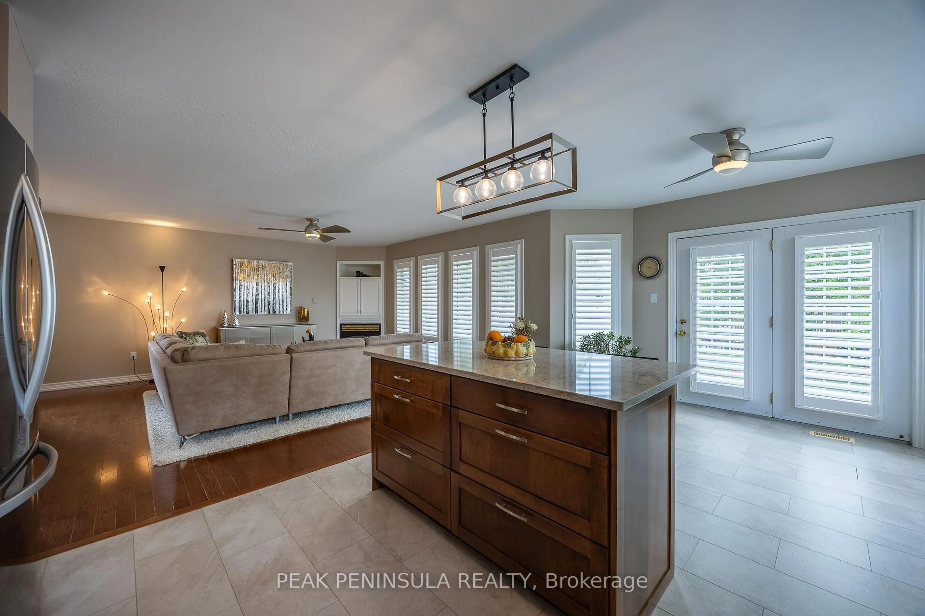 Open concept kitchen, ceramic/tile floor for 2 Carolina Way, Norfolk Ontario N0E 1M0
