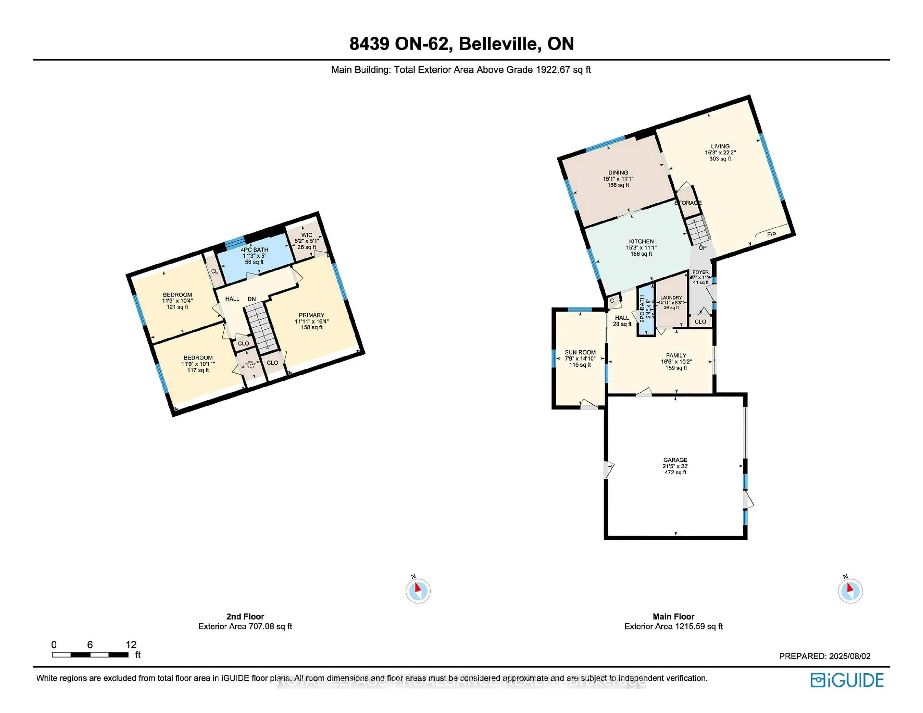 Floor plan for 8439 Highway 62, Quinte West Ontario K0K 2B0