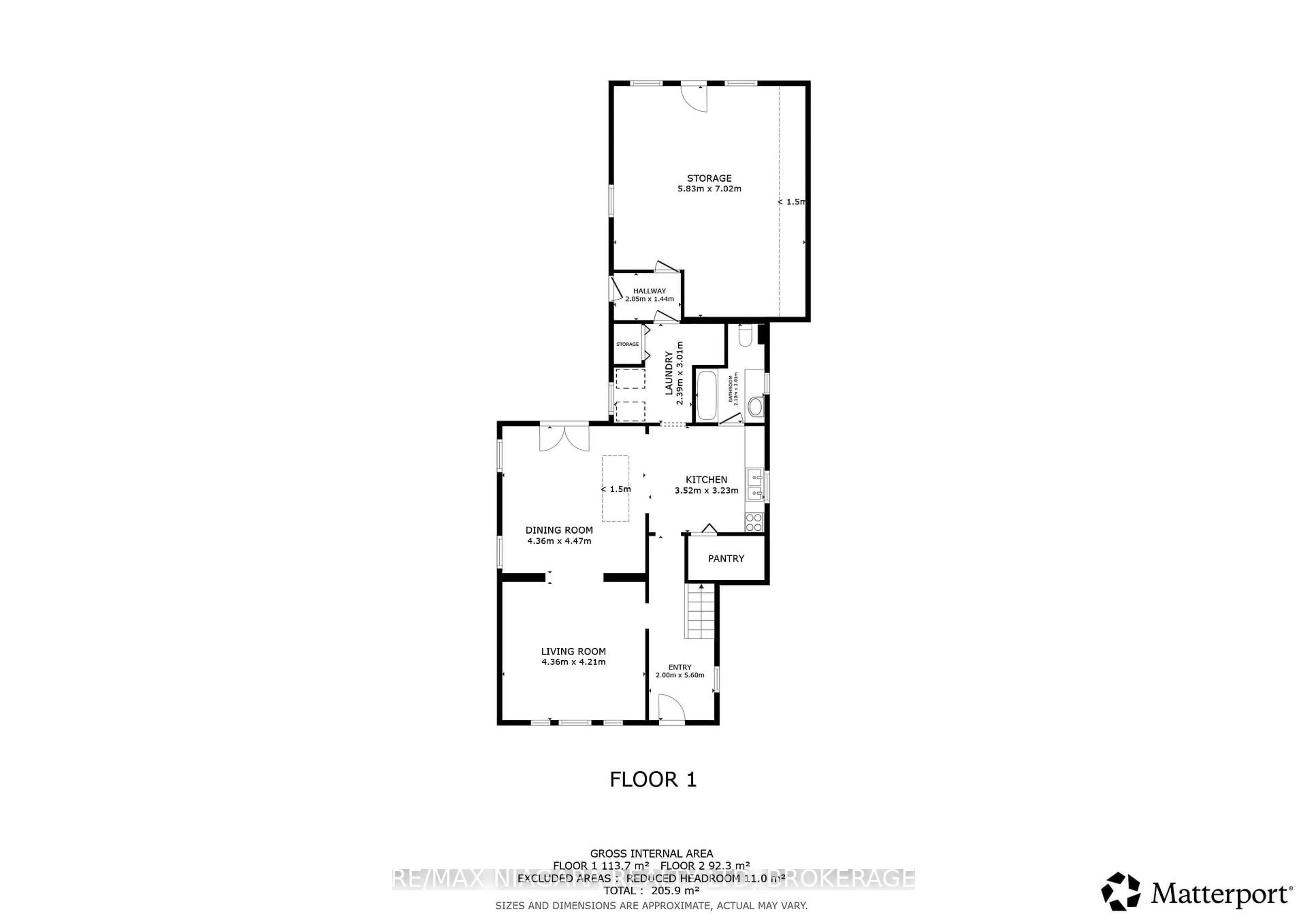 Floor plan for 44 Park St, Port Colborne Ontario L3K 3H9