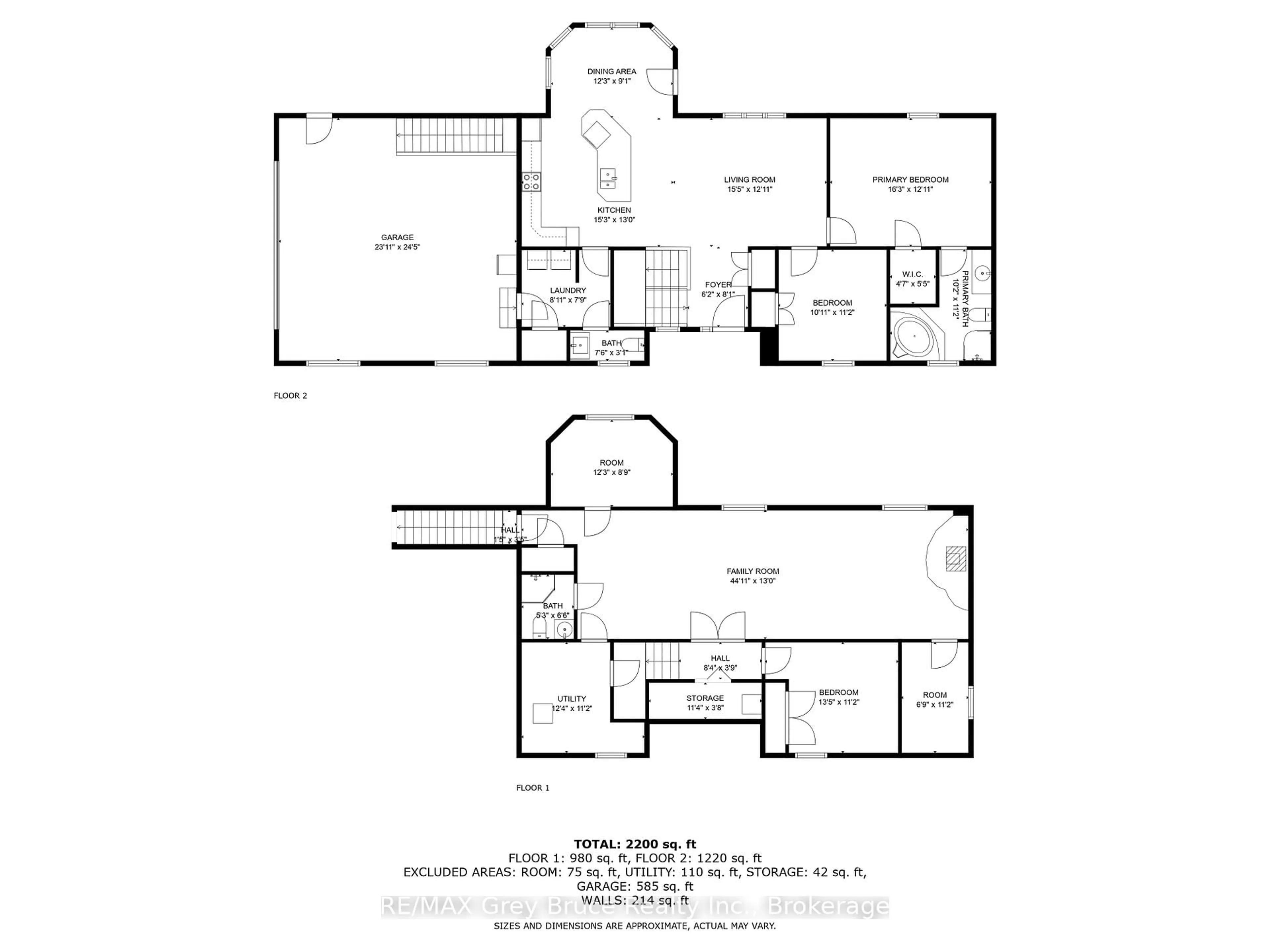 Floor plan for 118220 Sideroad 115, Georgian Bluffs Ontario N4K 5N7