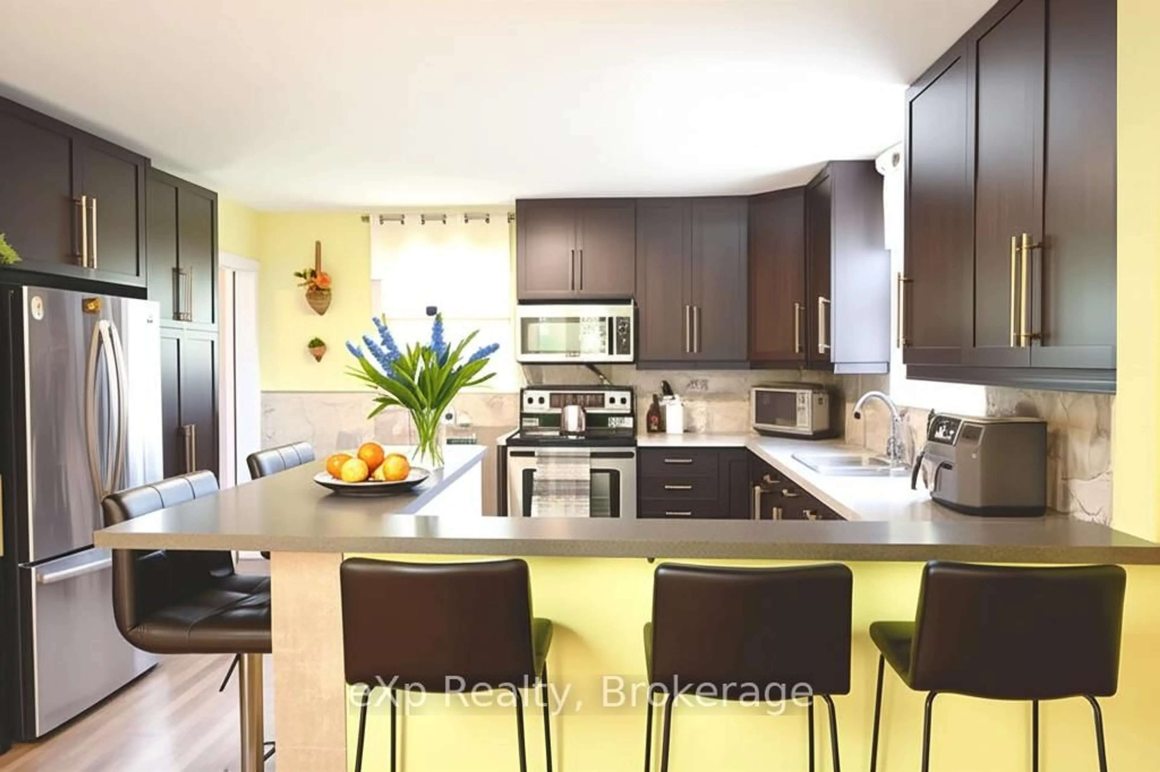 Contemporary kitchen, ceramic/tile floor for 683005 Chatsworth Road 24 Rd, Chatsworth Ontario N0H 2V0