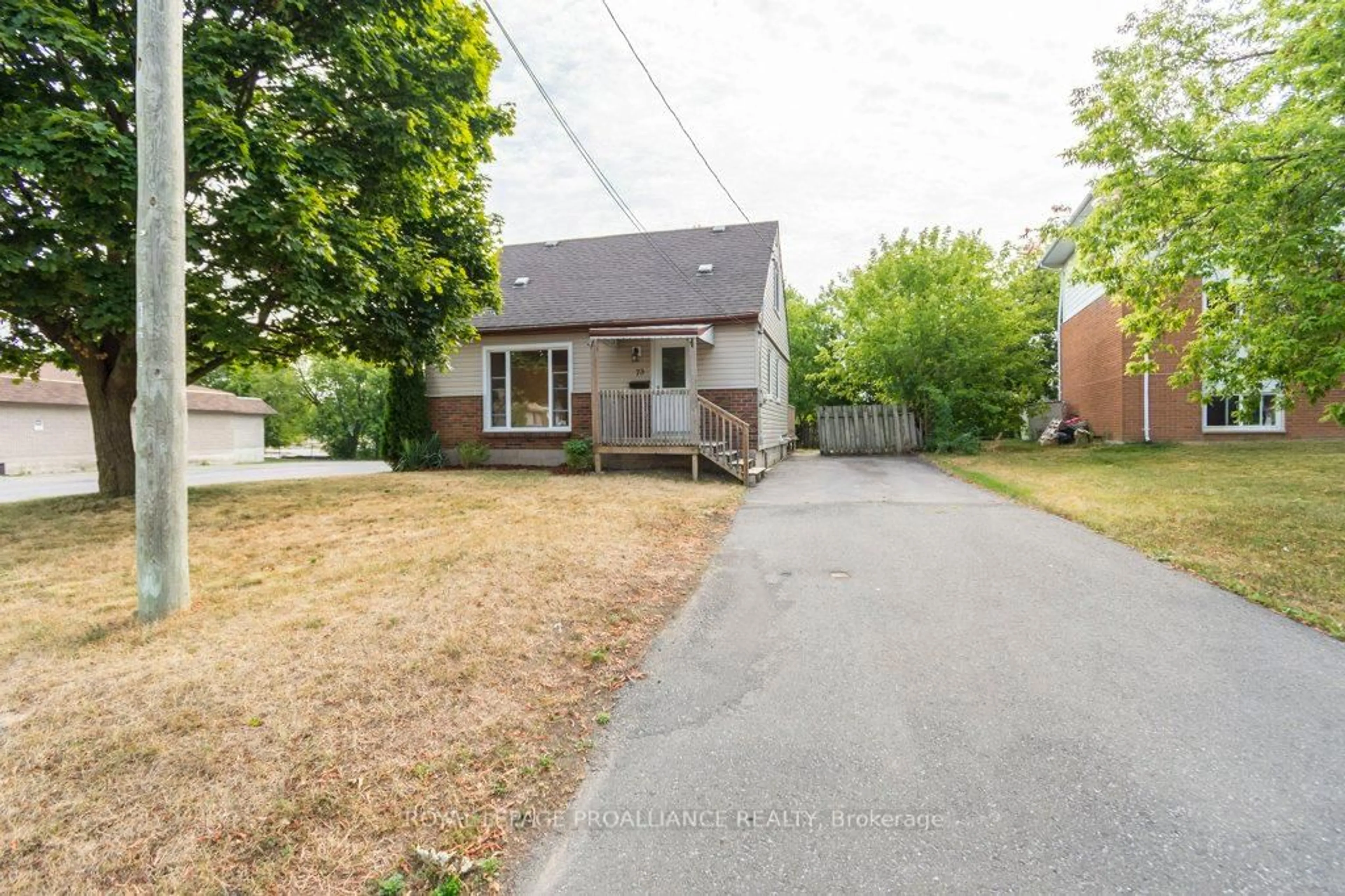 A pic from outside/outdoor area/front of a property/back of a property/a pic from drone, street for 73 Campbell St, Quinte West Ontario K8V 3A2