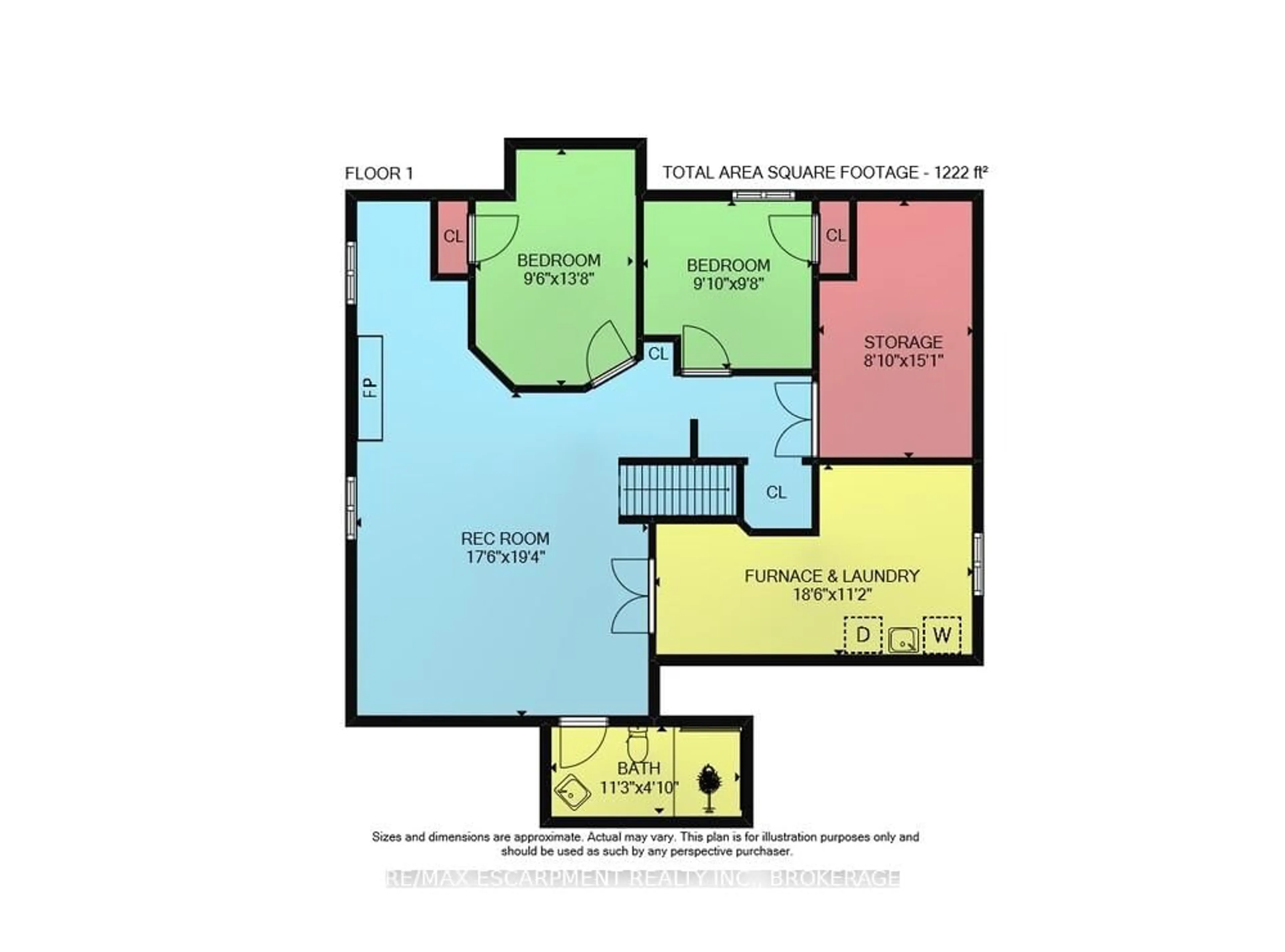 Floor plan for 119 Dorchester Dr, Grimsby Ontario L3M 5H5