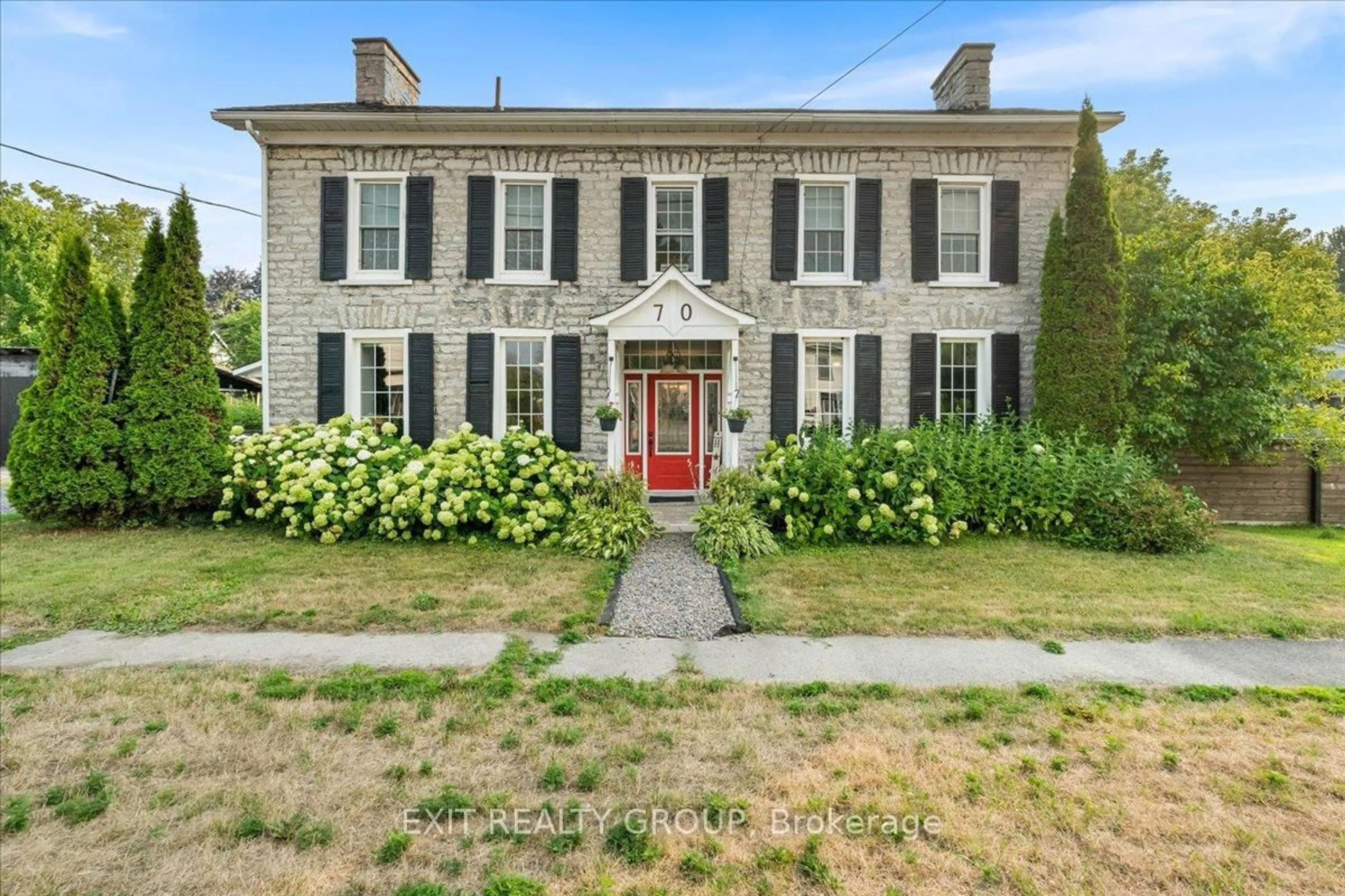 A pic from outside/outdoor area/front of a property/back of a property/a pic from drone, building for 70 York Rd, Shannonville Ontario K0K 3A0