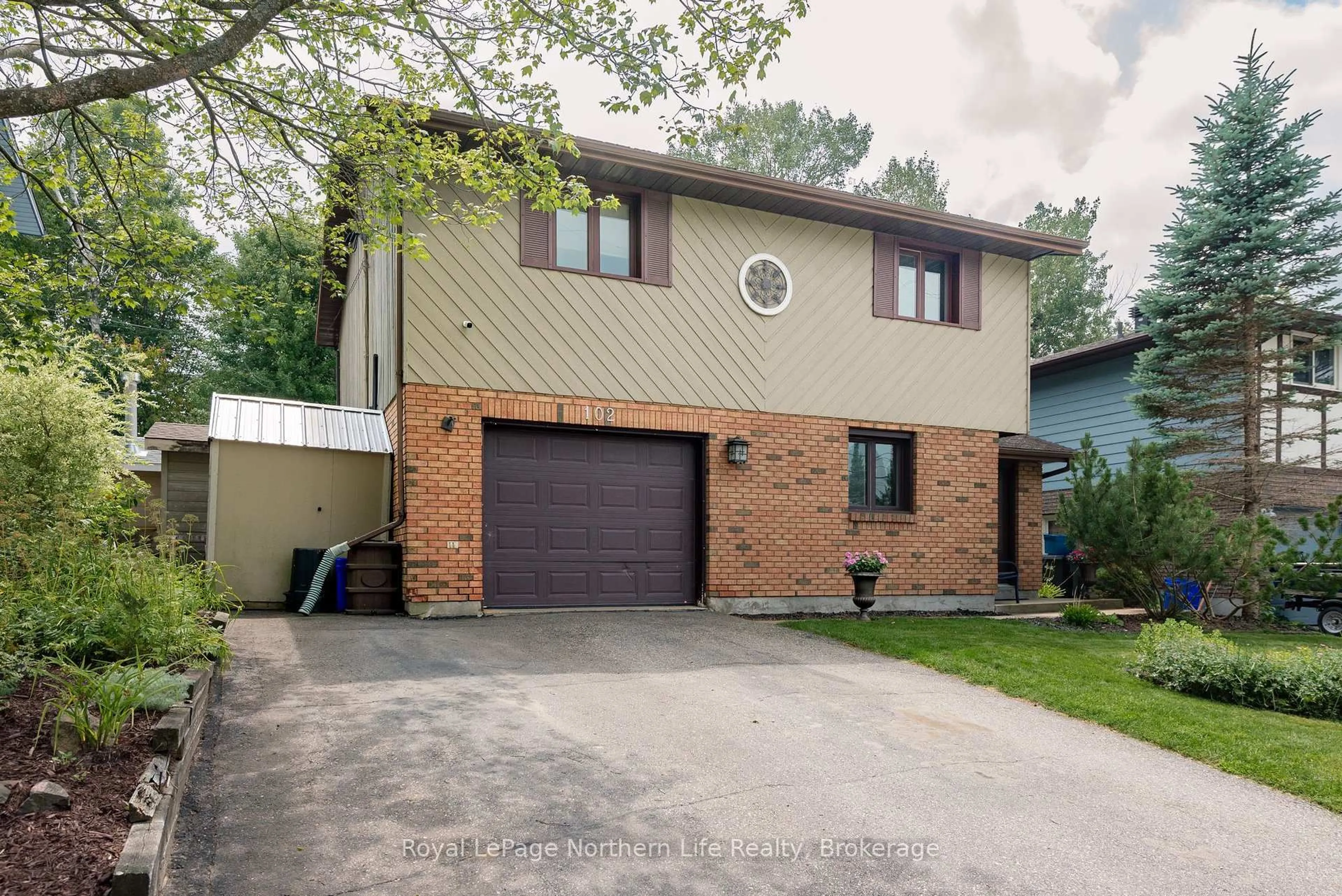 Home with brick exterior material, street for 102 Sable Cres, North Bay Ontario P1A 3X7