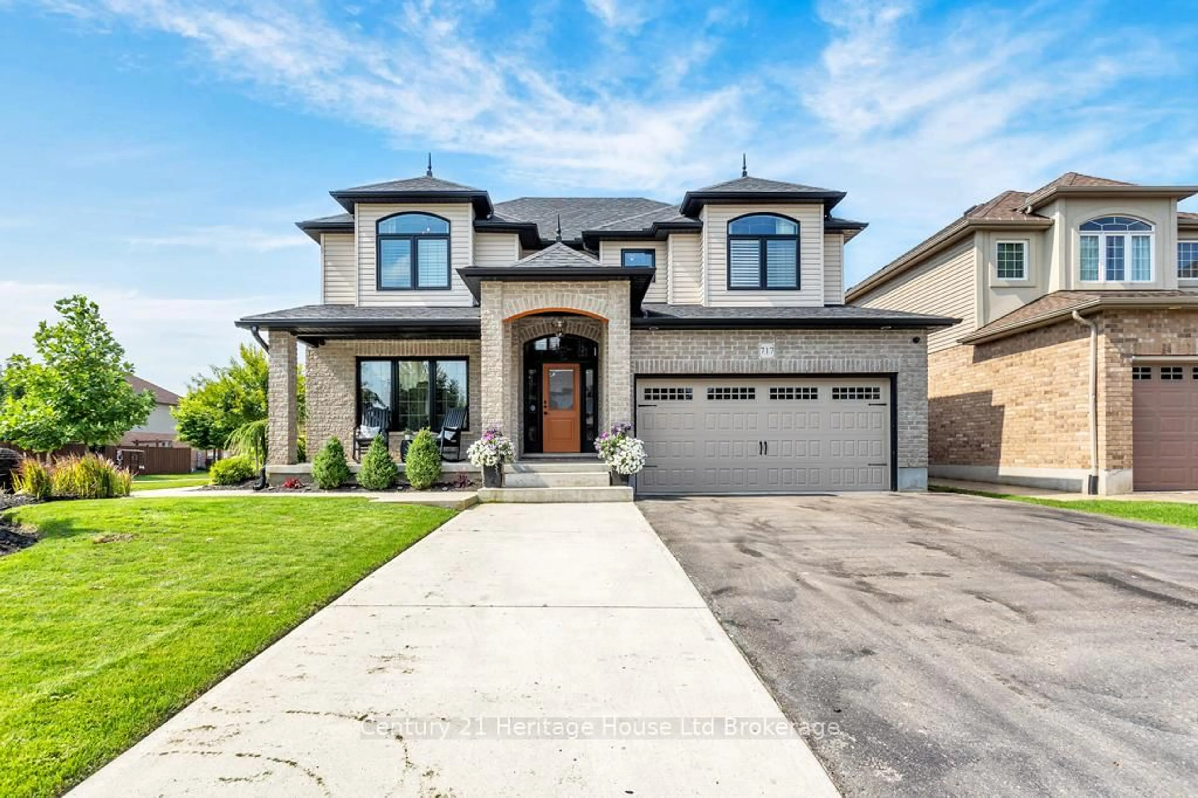 Home with brick exterior material, street for 717 Normandy Dr, Woodstock Ontario N4T 0C5