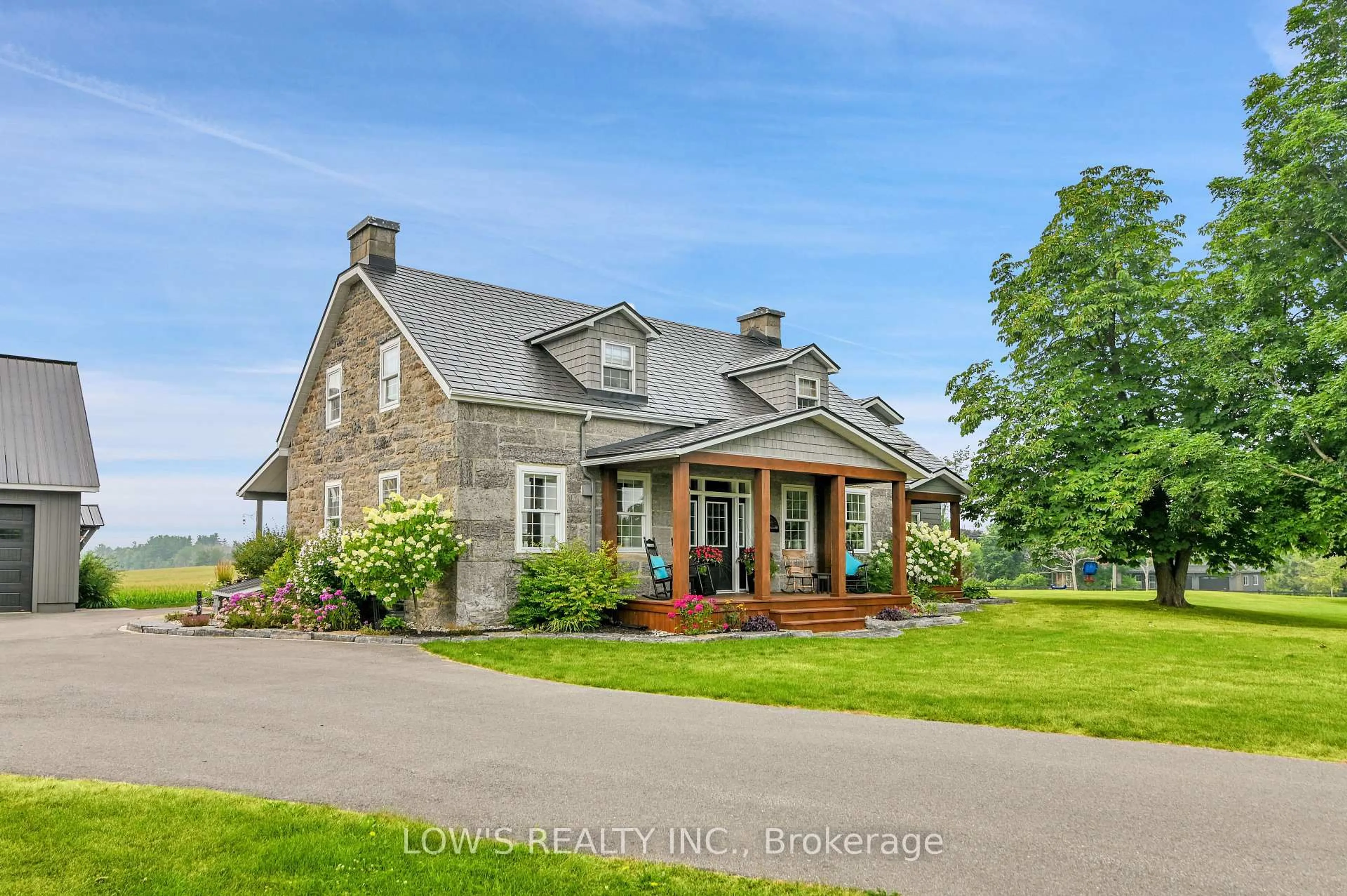 A pic from outside/outdoor area/front of a property/back of a property/a pic from drone, street for 664 County 10 Rd, Champlain Ontario K0B 1R0