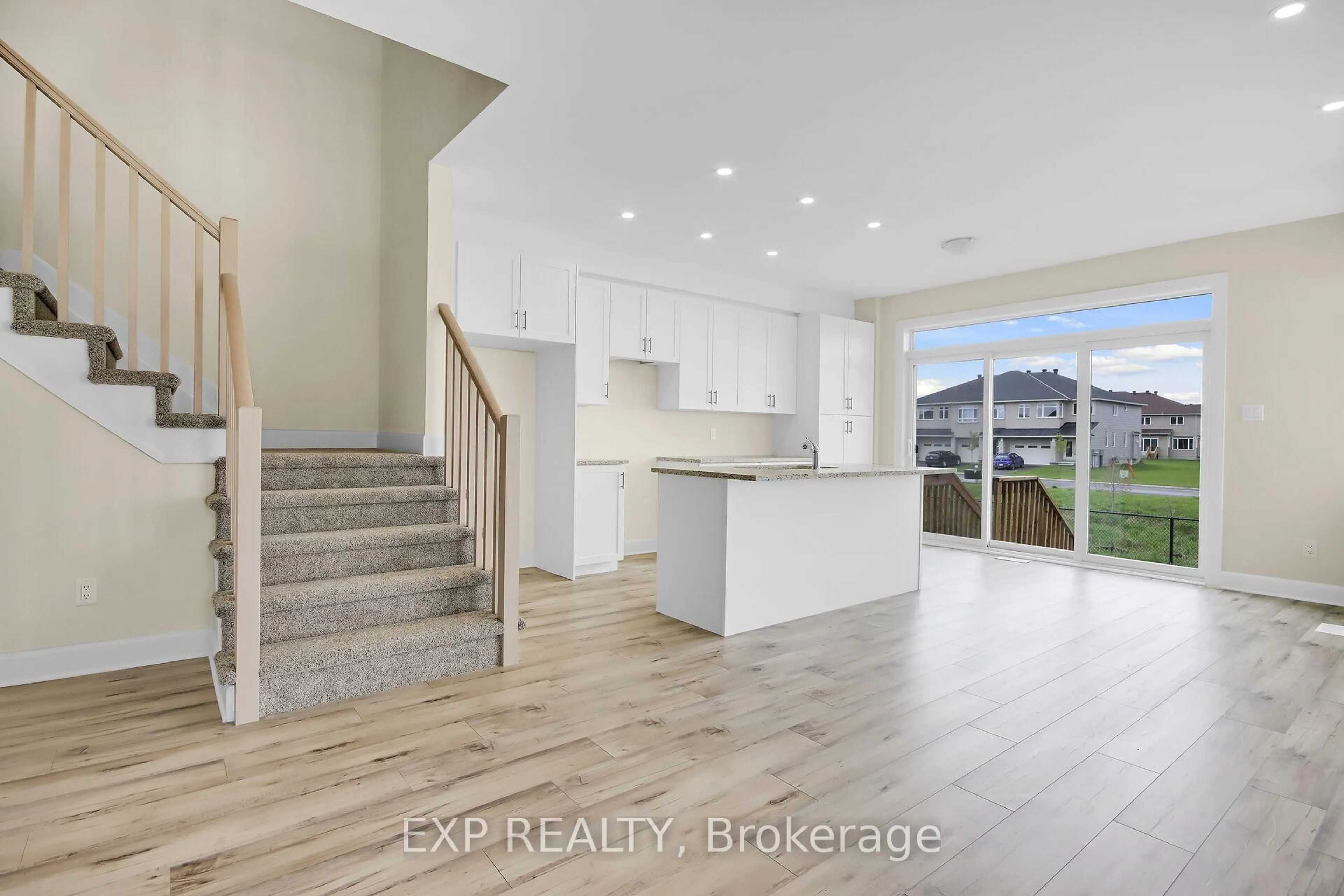 Open concept kitchen, wood/laminate floor for 23 REYNOLDS Ave, Carleton Place Ontario K7C 0W4