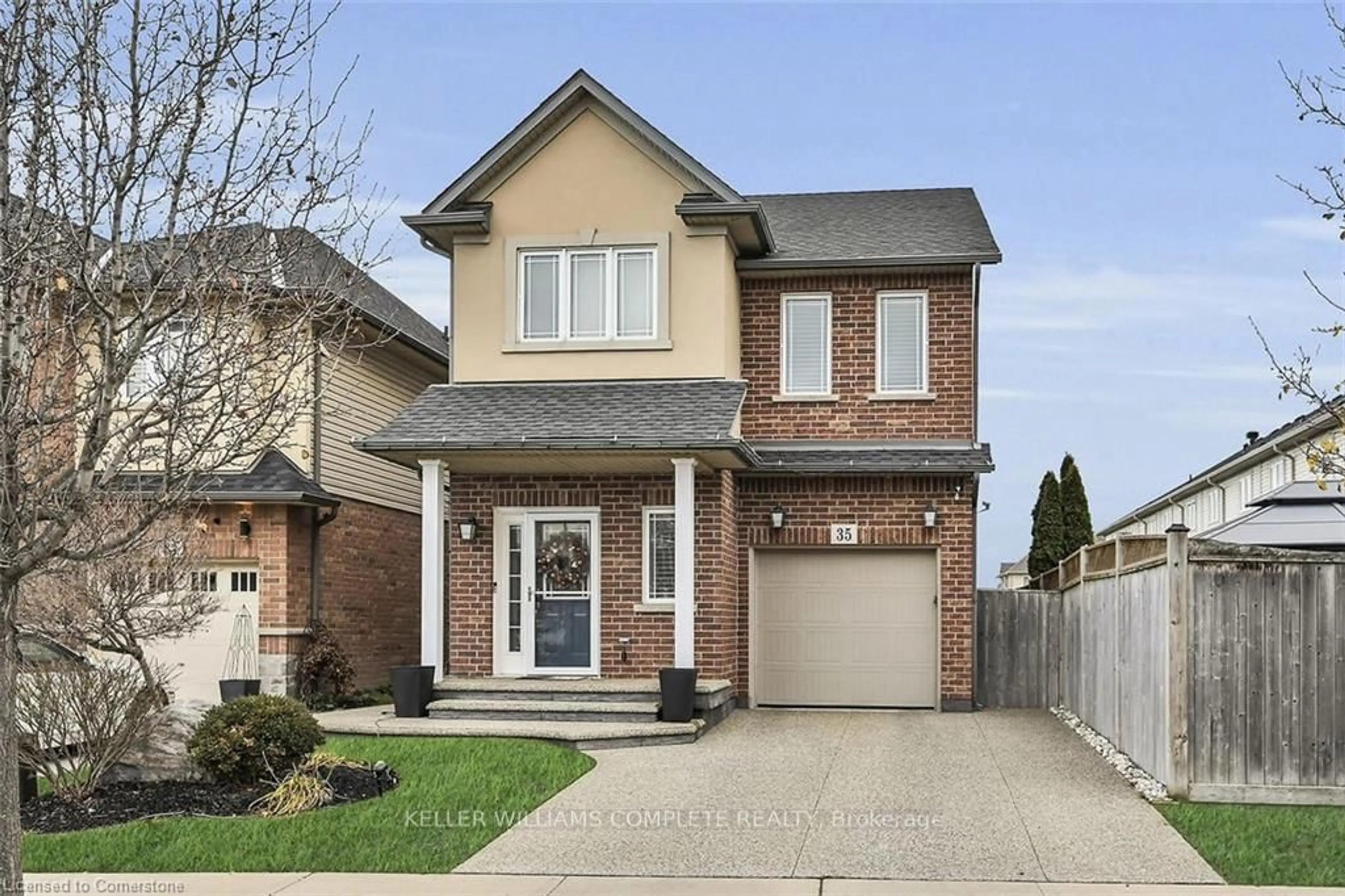 Home with brick exterior material, street for 35 Willowbanks Terr, Hamilton Ontario L8E 0C3