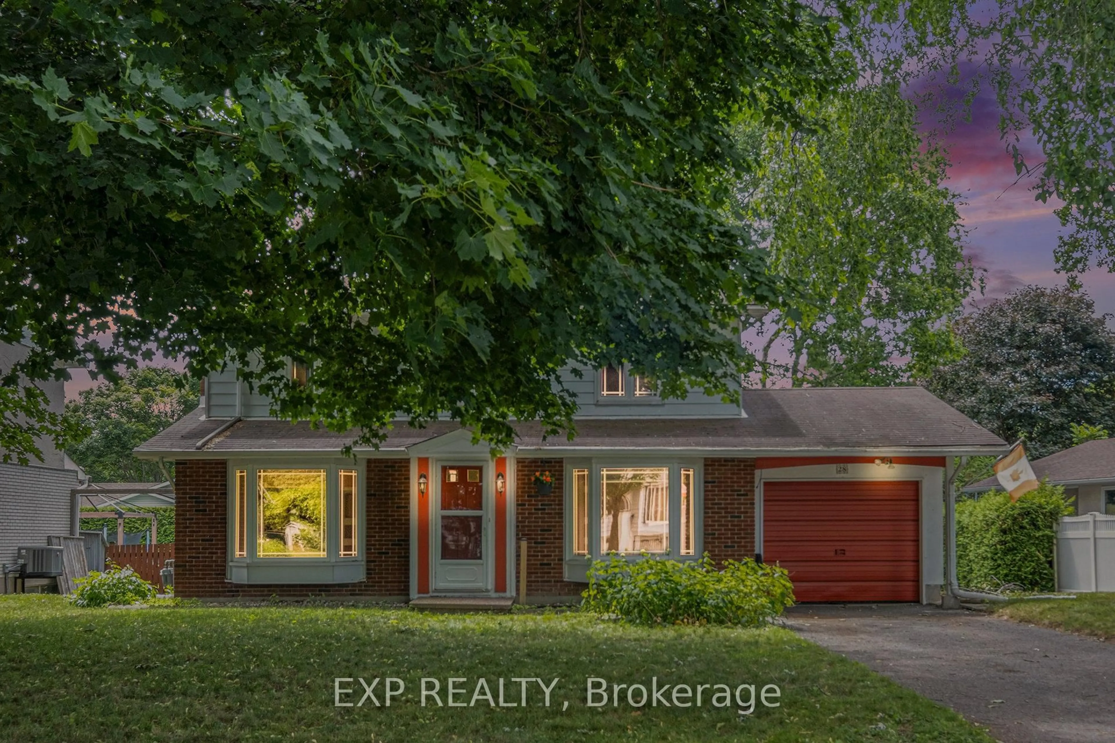 Home with brick exterior material, street for 28 Ashgrove Cres, Ottawa Ontario K2G 0S3