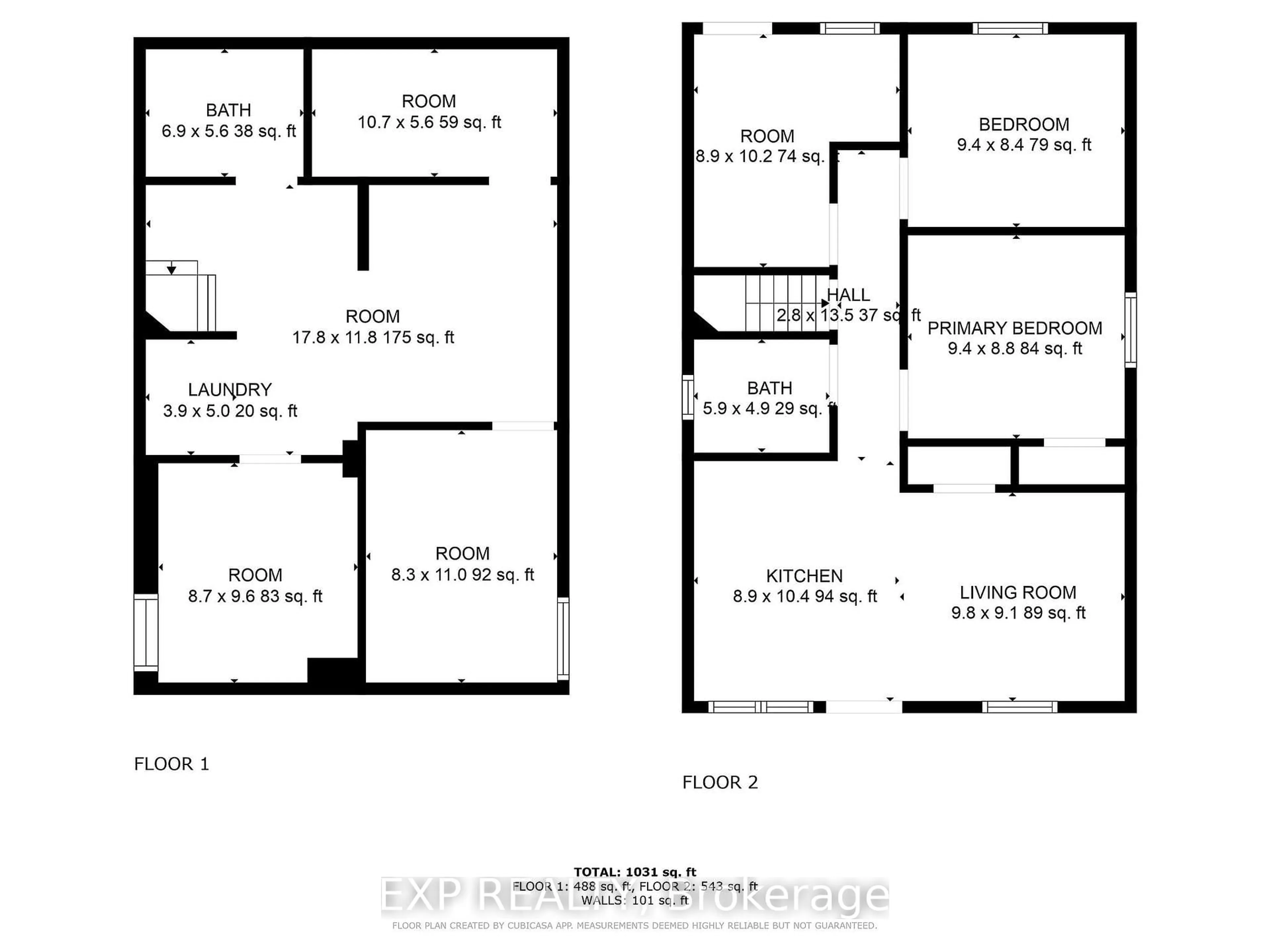 Floor plan for 182 Beach Rd, Hamilton Ontario L8L 4A7