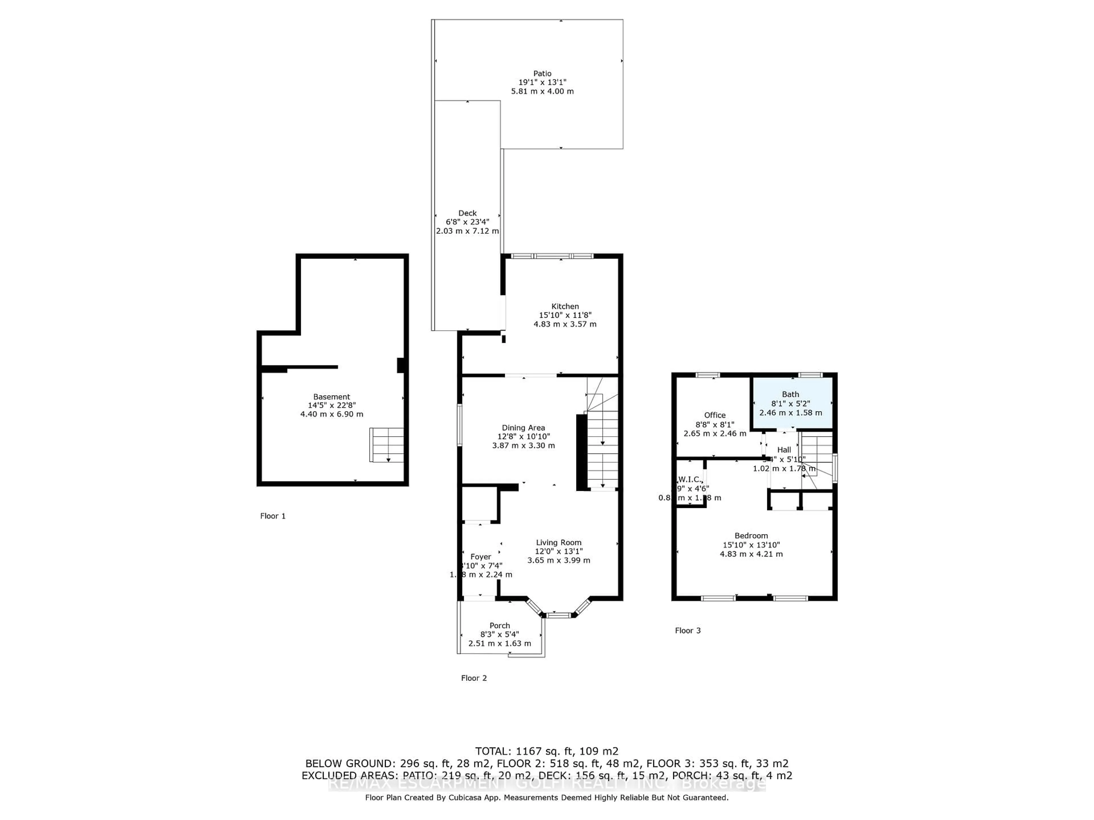 Floor plan for 381 Herkimer St, Hamilton Ontario L8P 2J2