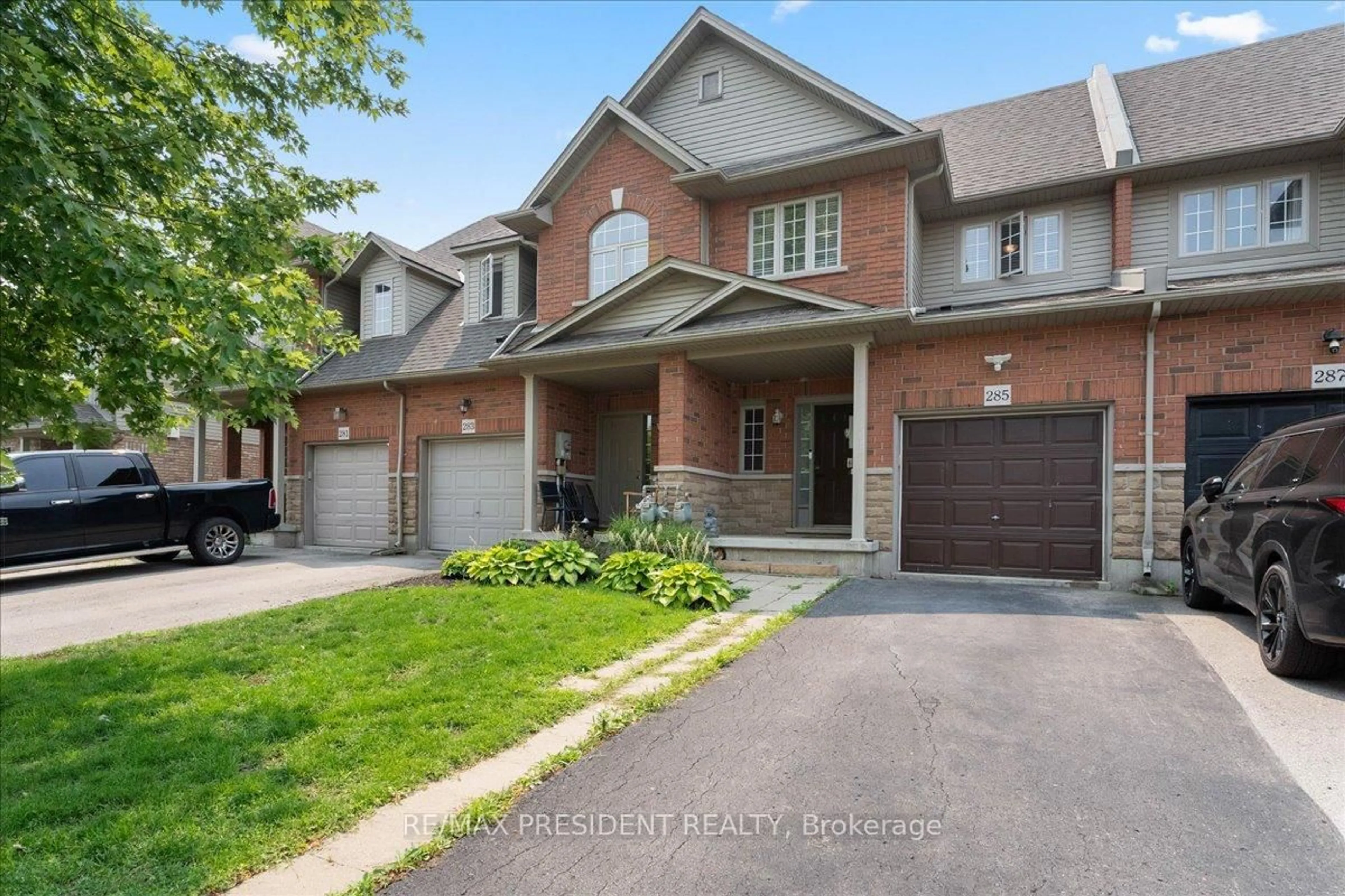 Home with brick exterior material, street for 285 Southbrook Dr, Hamilton Ontario L0R 1C0