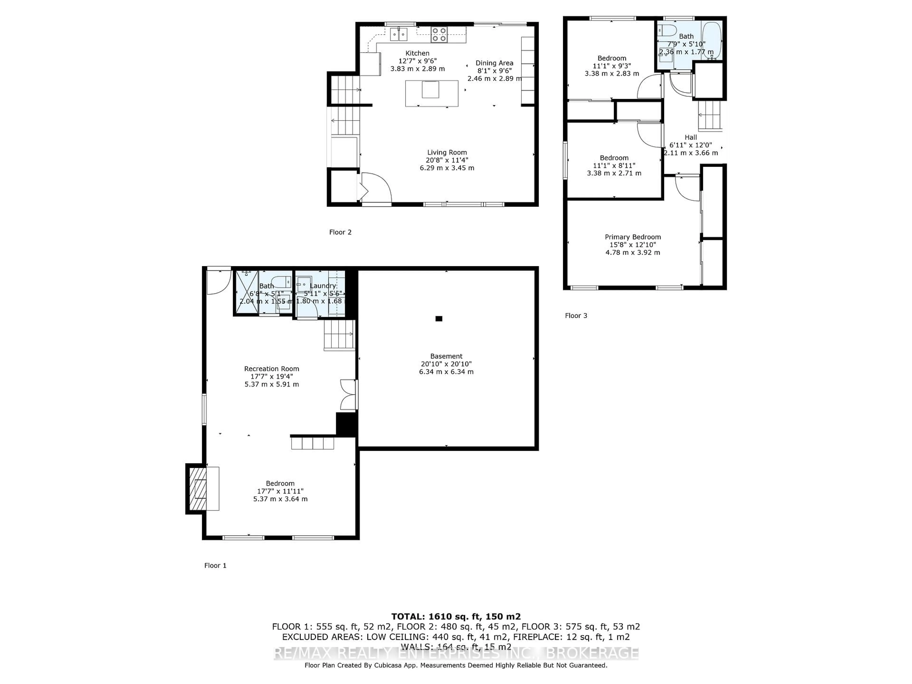 Floor plan for 20 Karen Cres, Grimsby Ontario L3M 2E4