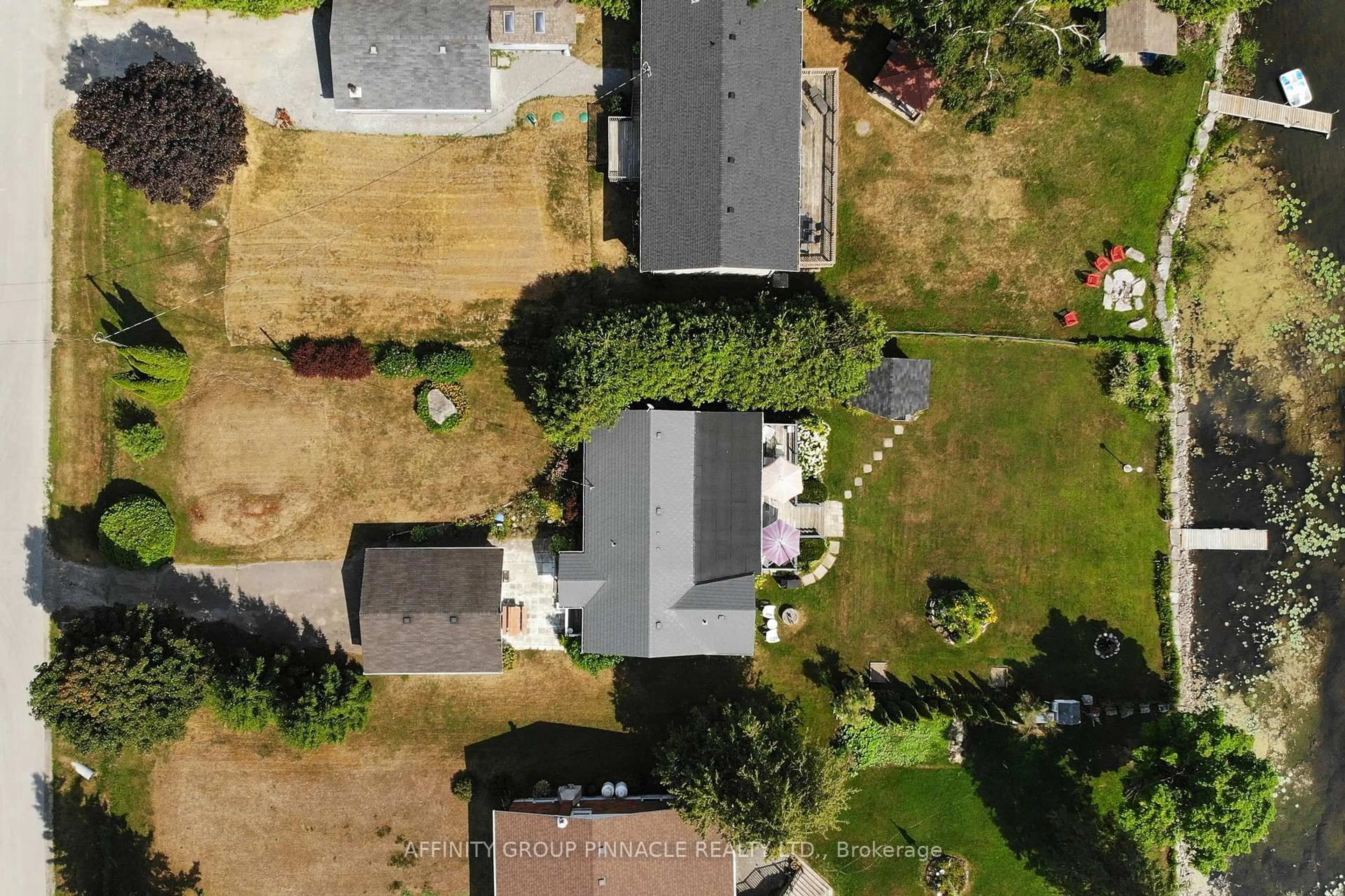 A pic from outside/outdoor area/front of a property/back of a property/a pic from drone, street for 11 Lakeview Cres, Kawartha Lakes Ontario K0M 1A0