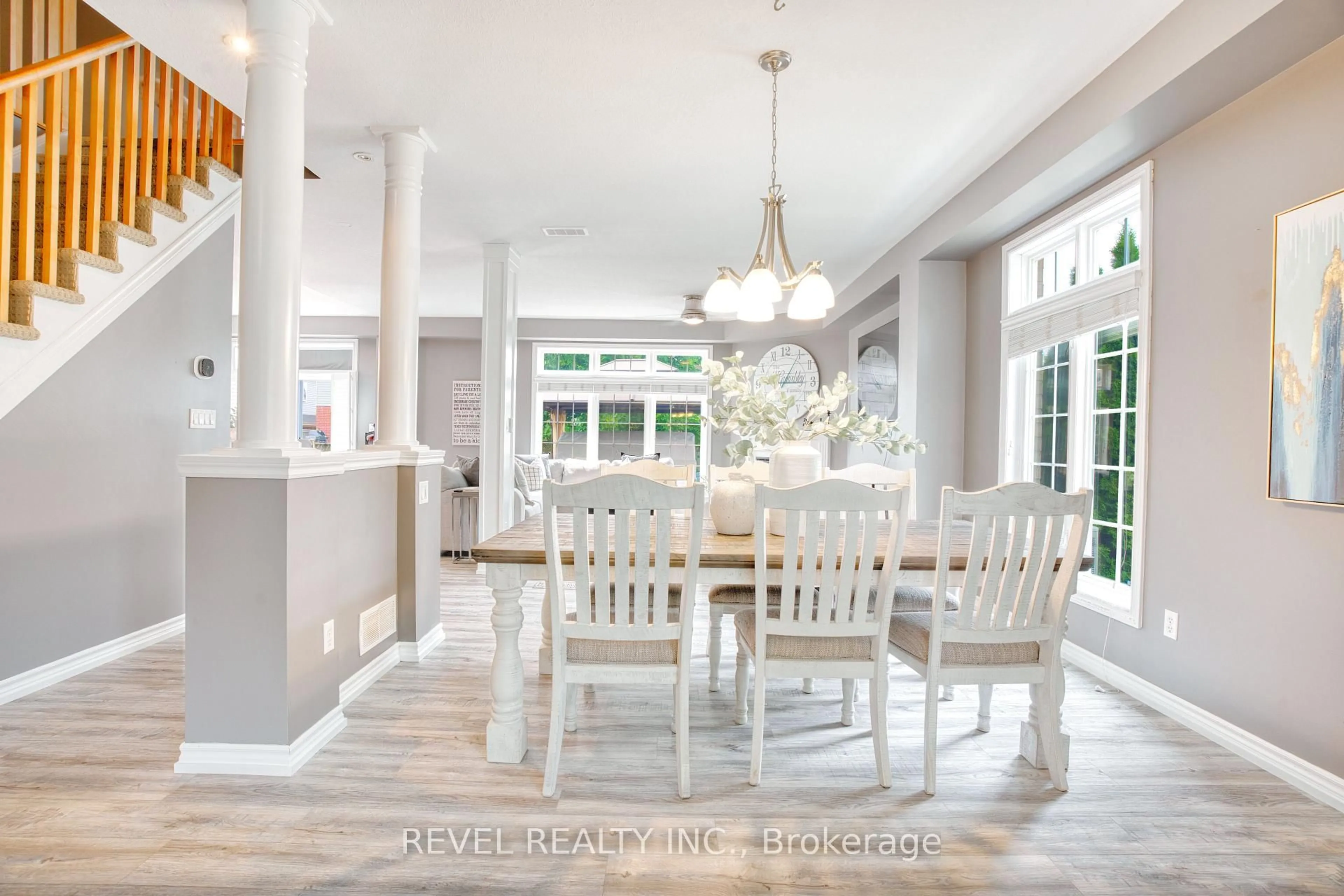 Open concept kitchen, ceramic/tile floor for 902 Rushbrook Cres, London South Ontario N6K 5B5