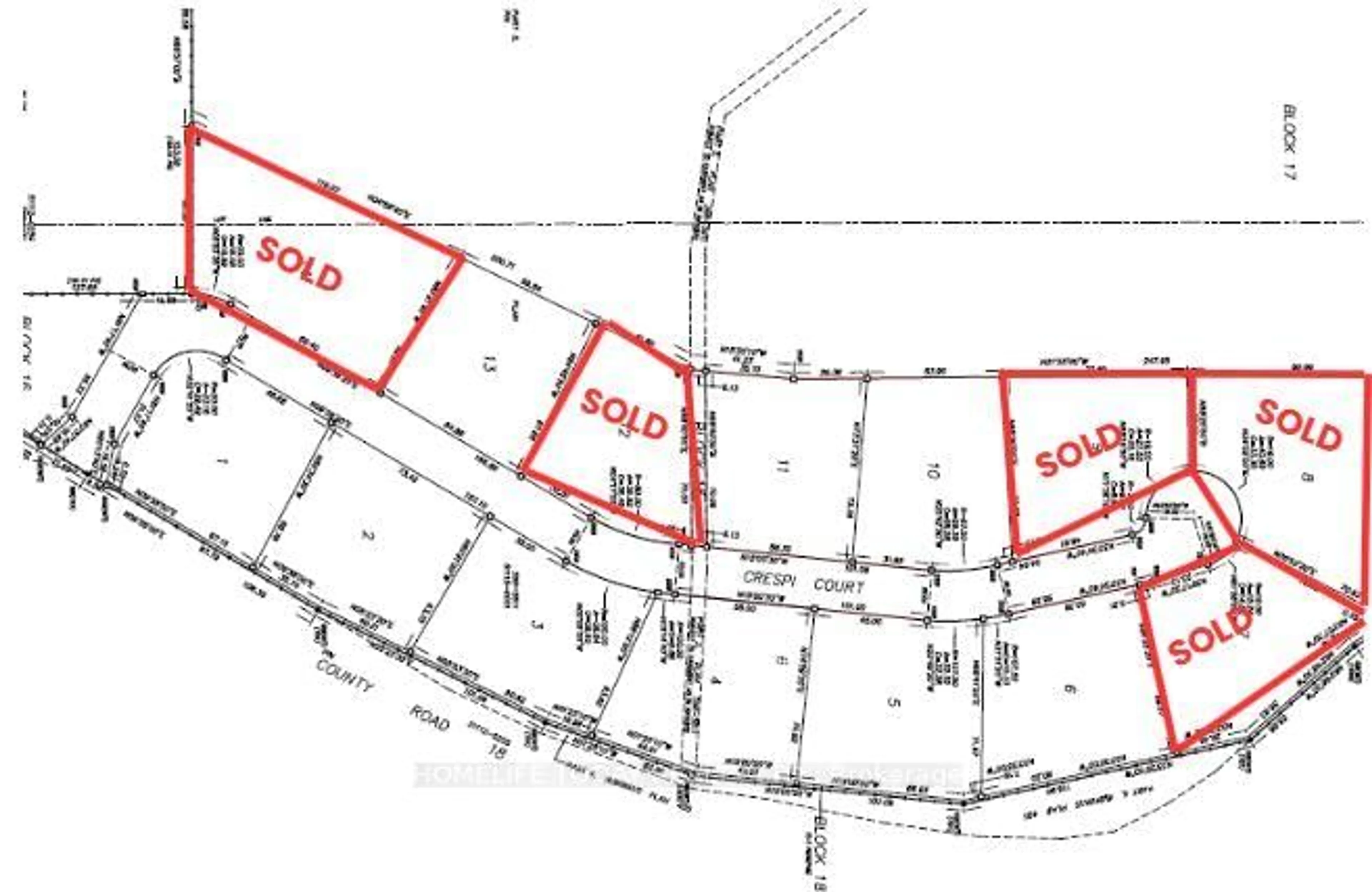Picture of a map for 4108 Burnham St #Lot, Cobourg Ontario K9A 4J9