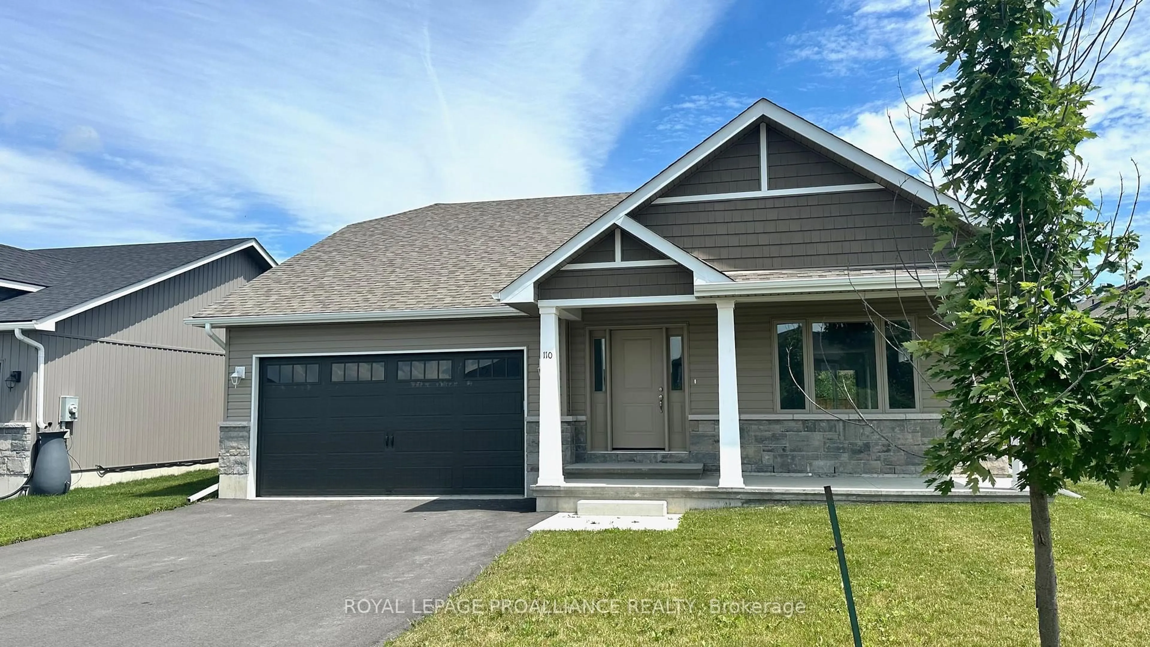 Home with vinyl exterior material, street for 110 Farrington Cres, Prince Edward County Ontario K0K 2T0