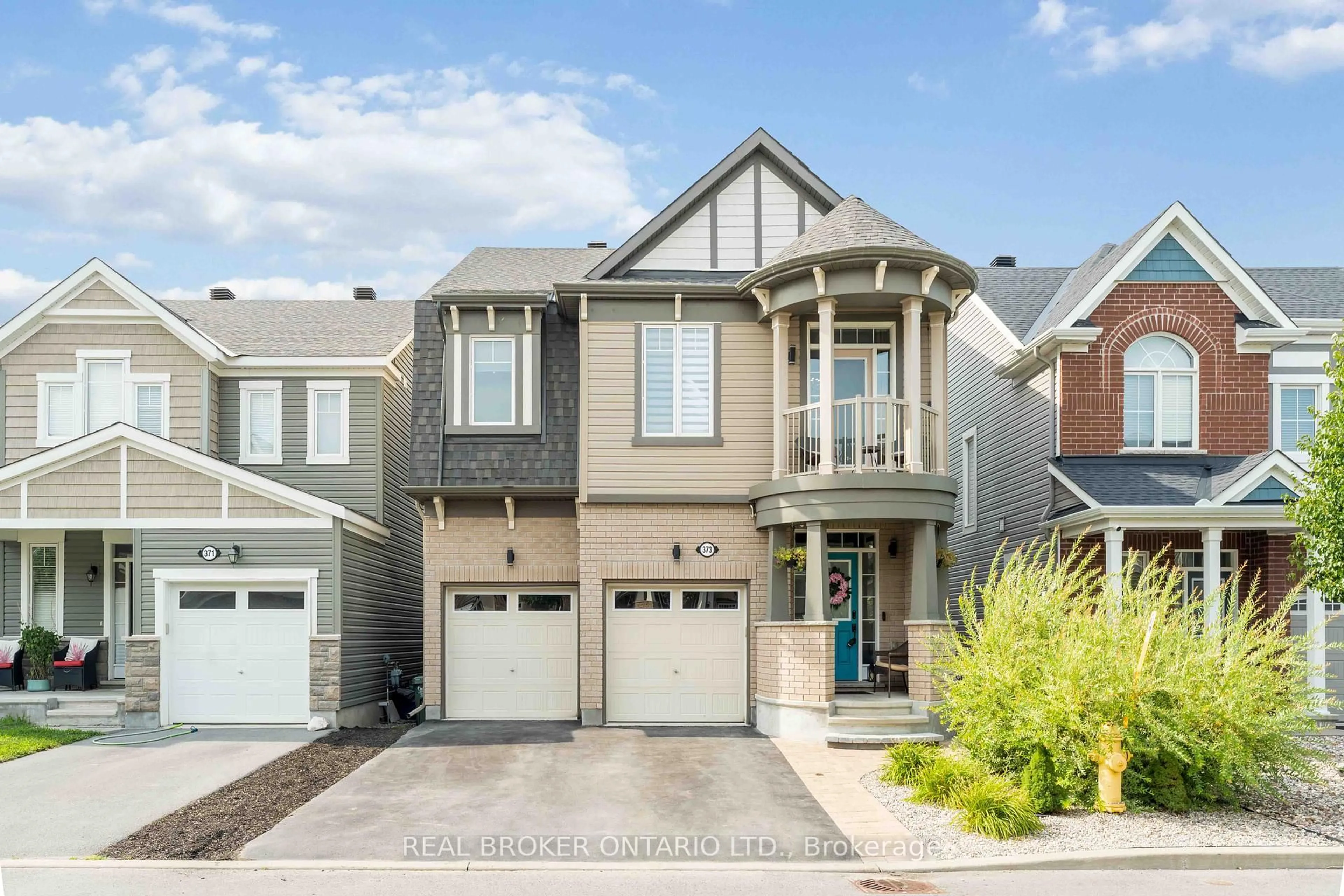 Home with brick exterior material, street for 373 River Landing Ave, Ottawa Ontario K2J 6K6