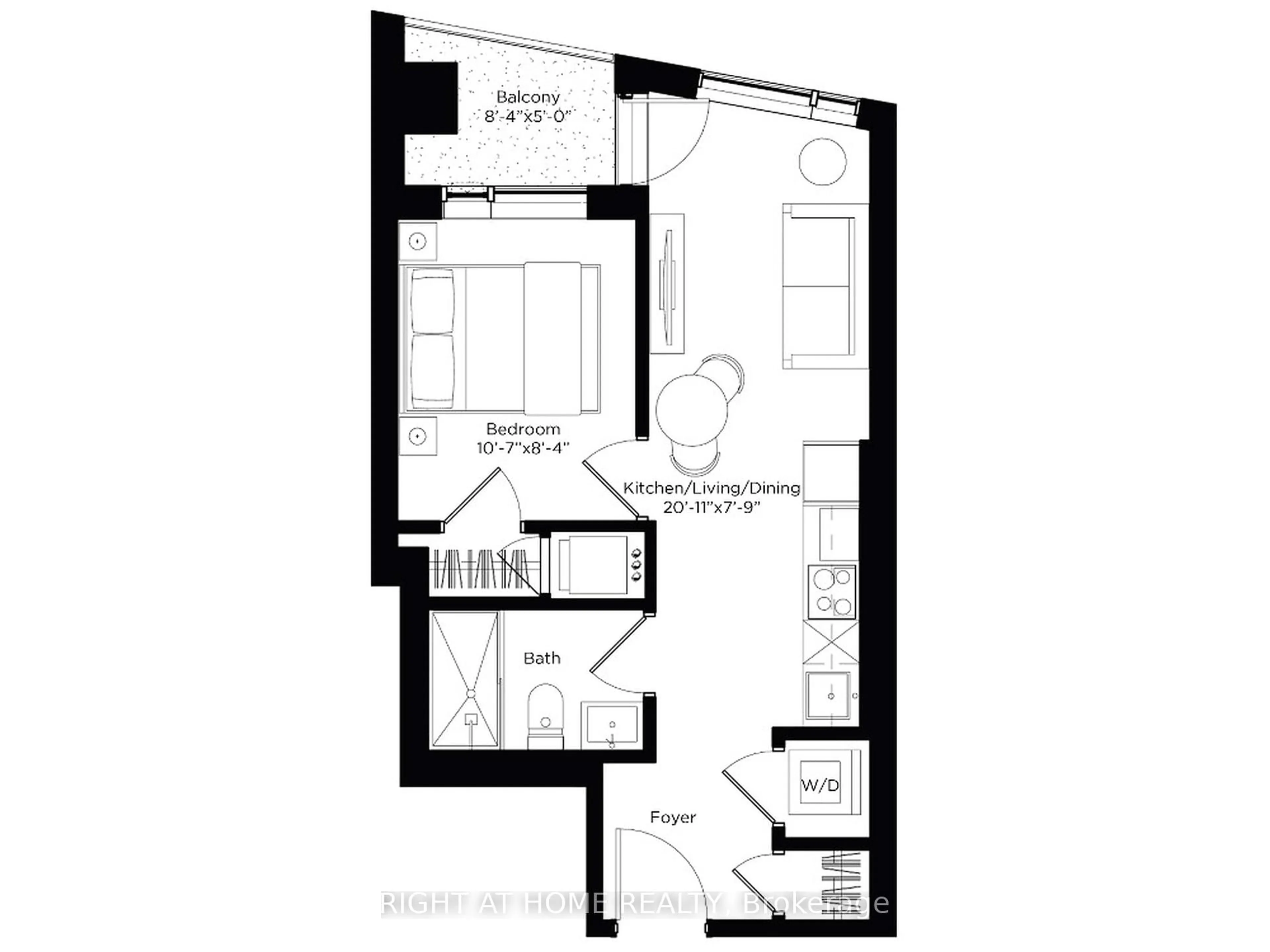 Floor plan for 20 DALY Ave #2102, Ottawa Ontario K1N 6E2