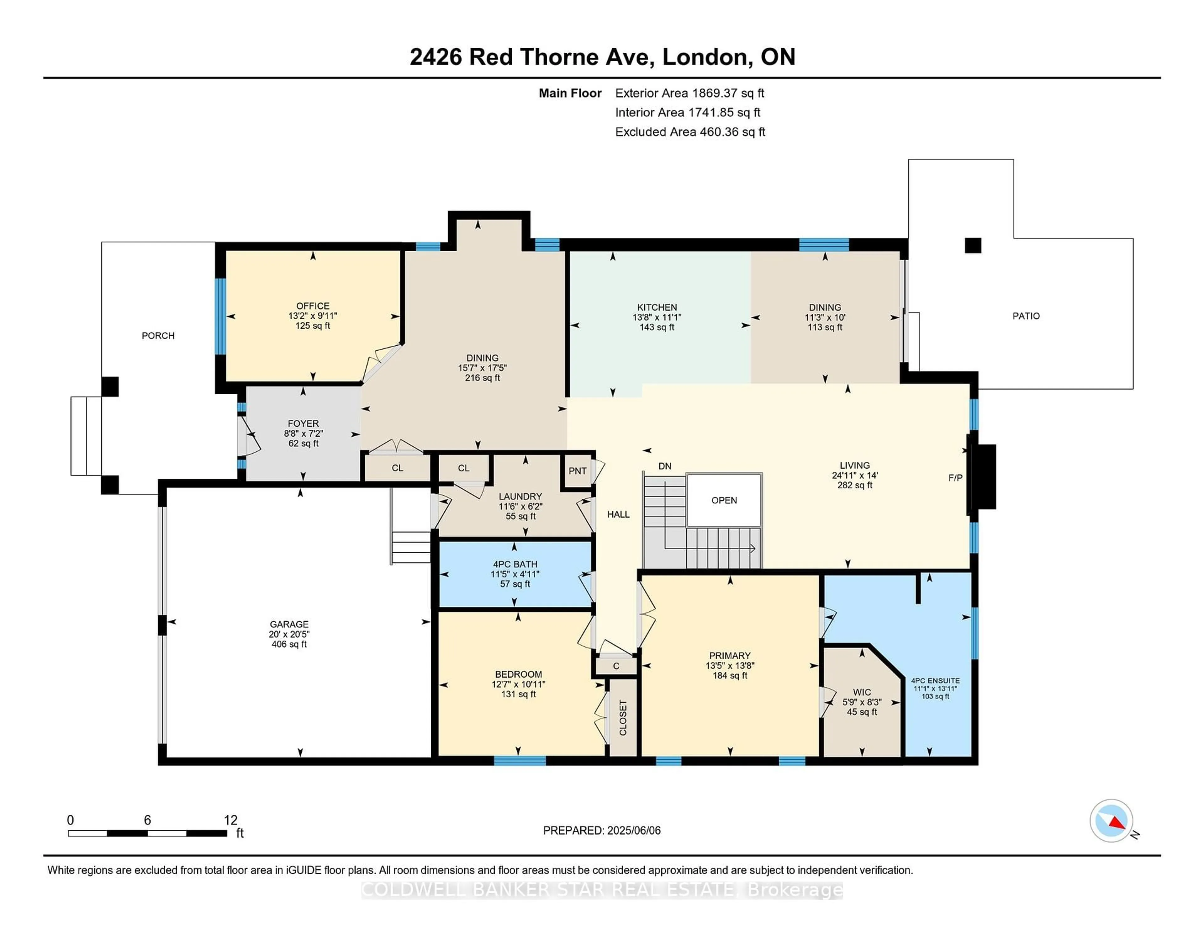 Floor plan for 2426 Red Thorne Ave, London South Ontario N6P 0E7