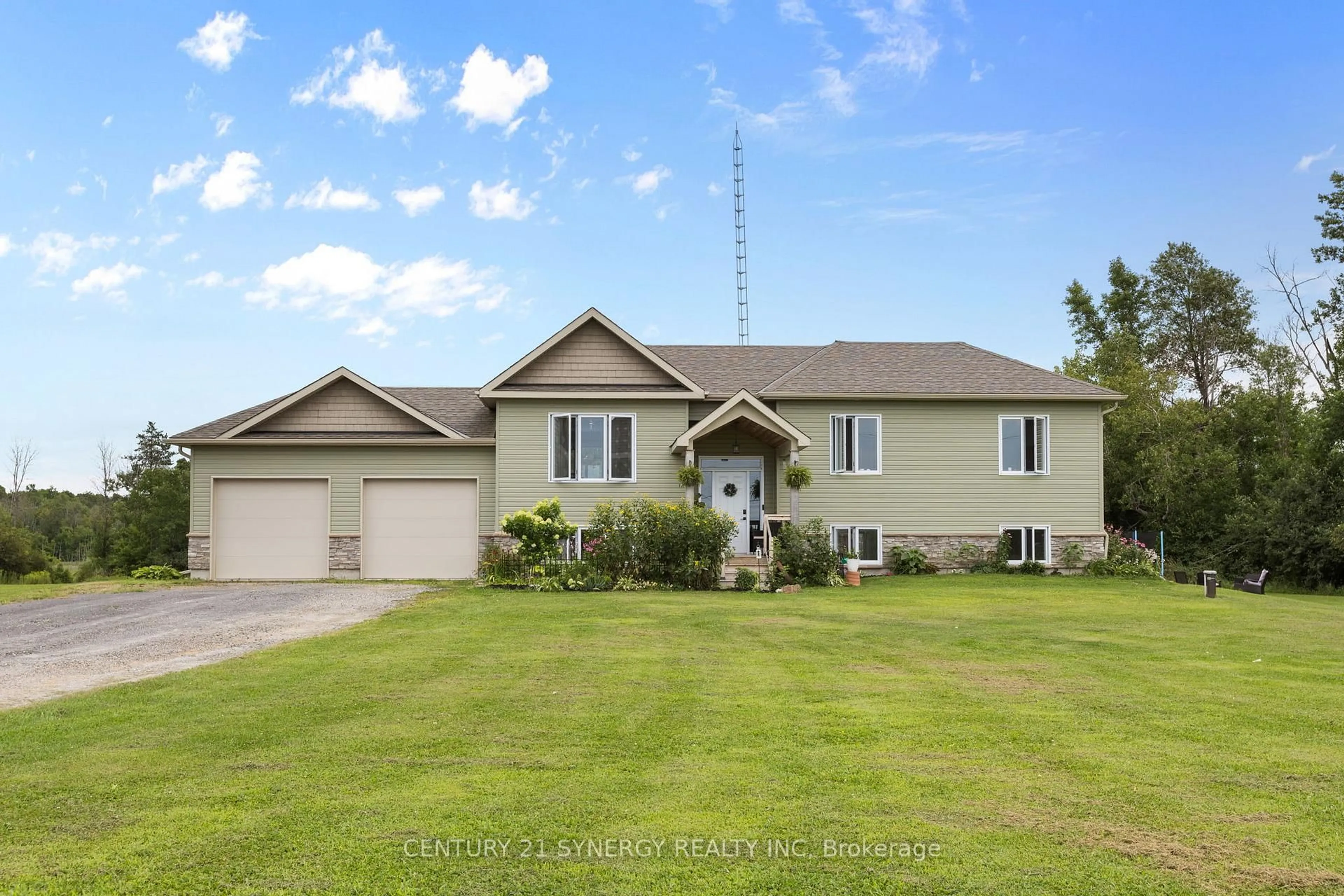 Home with vinyl exterior material, street for 2425 Ferguson Falls Rd, Lanark Ontario K0G 1K0