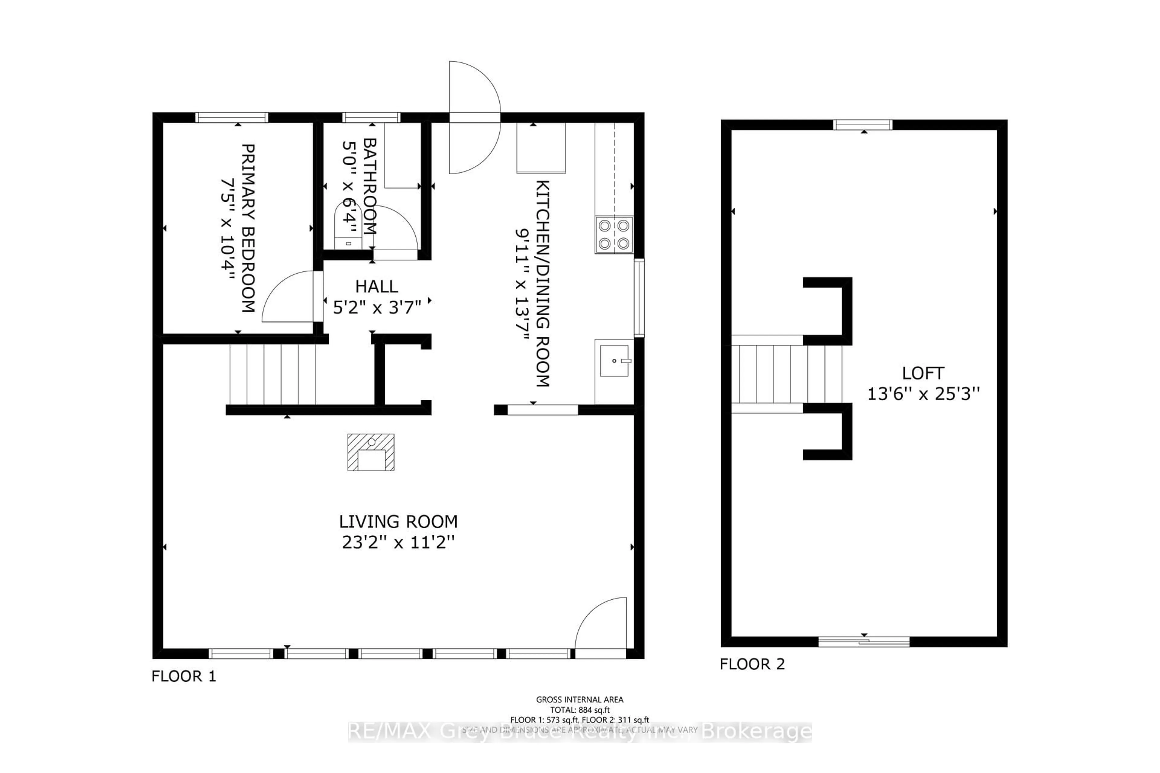 Floor plan for 287 Robert Allen Dr, Northern Bruce Peninsula Ontario N0H 2R0