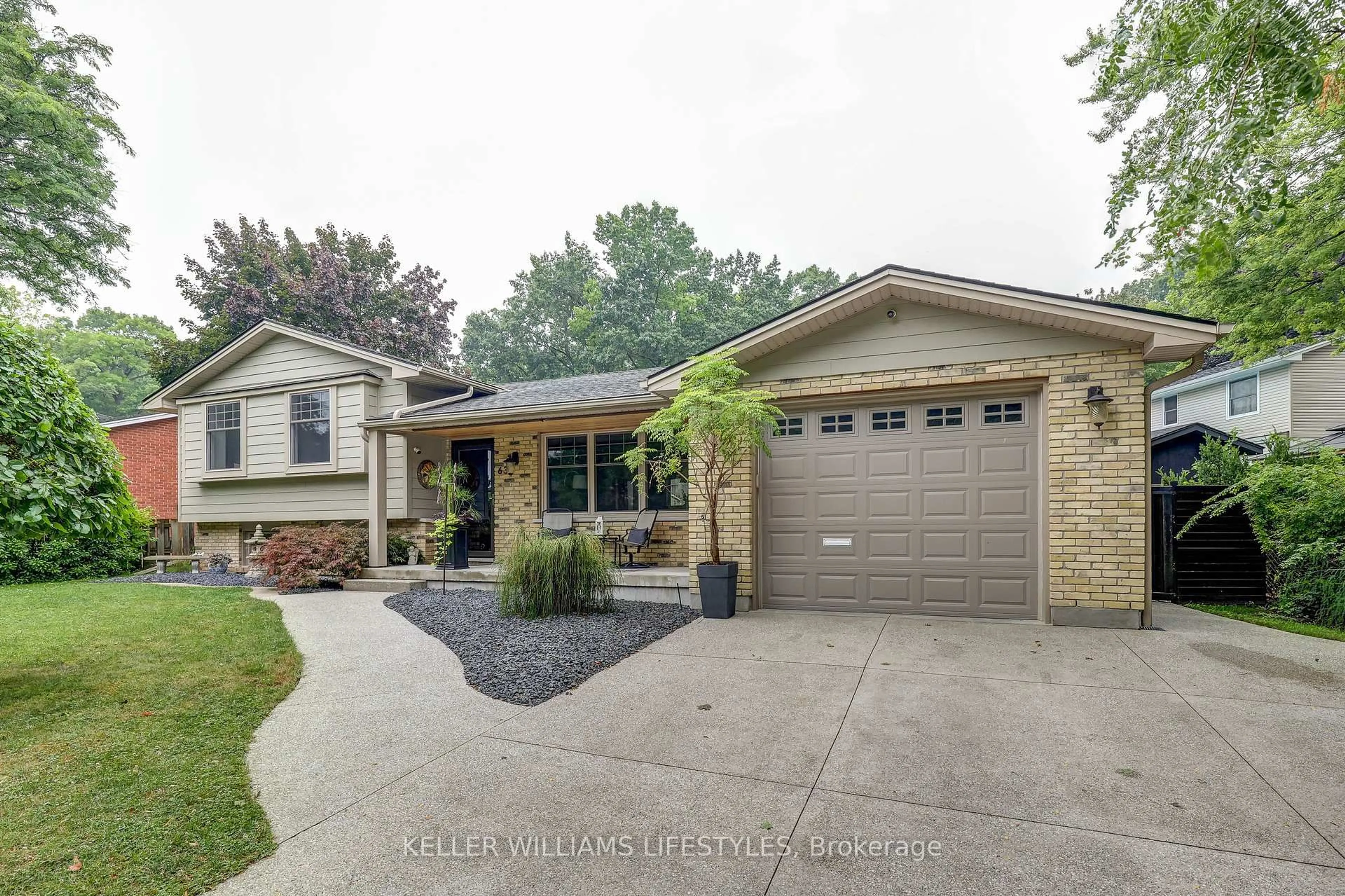Home with brick exterior material, street for 63 PARK LANE Cres, London South Ontario N6K 2V1