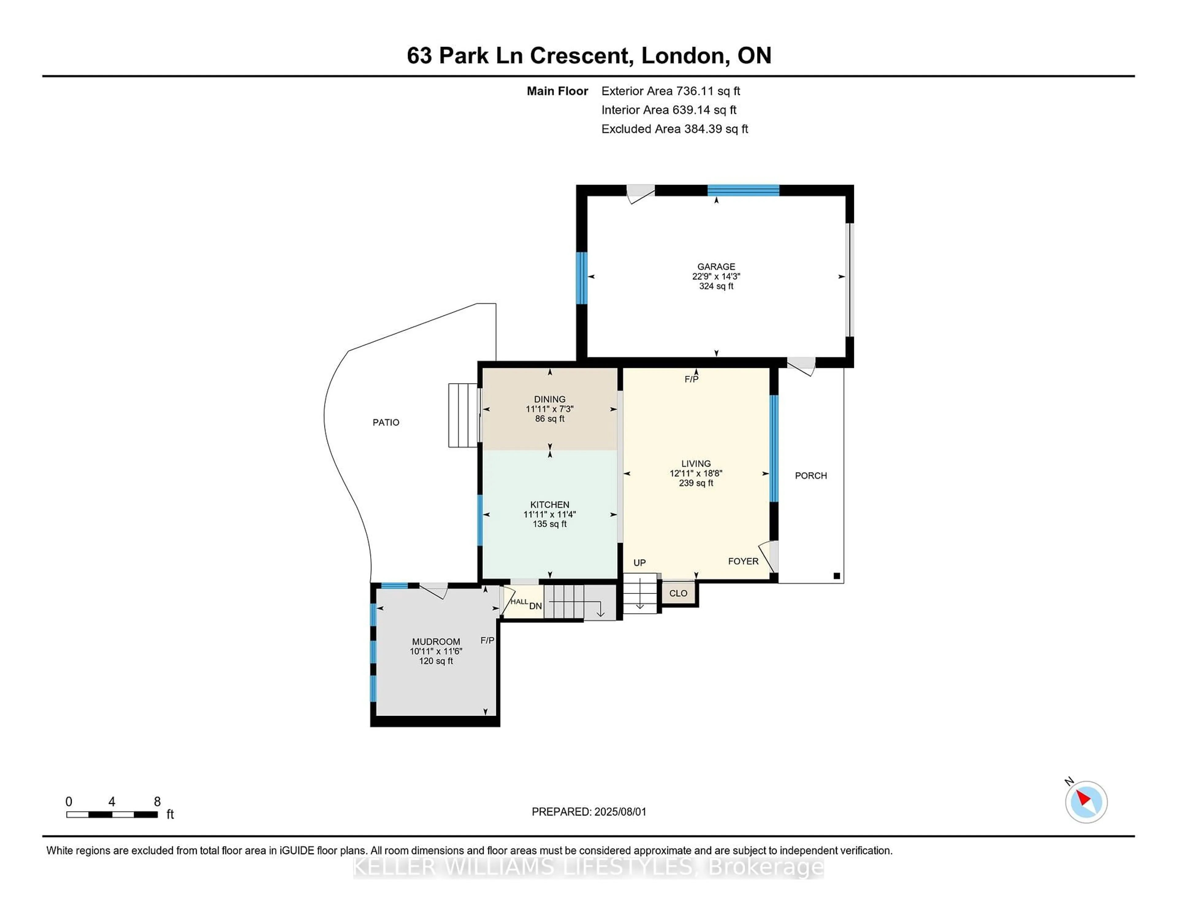 Floor plan for 63 PARK LANE Cres, London South Ontario N6K 2V1
