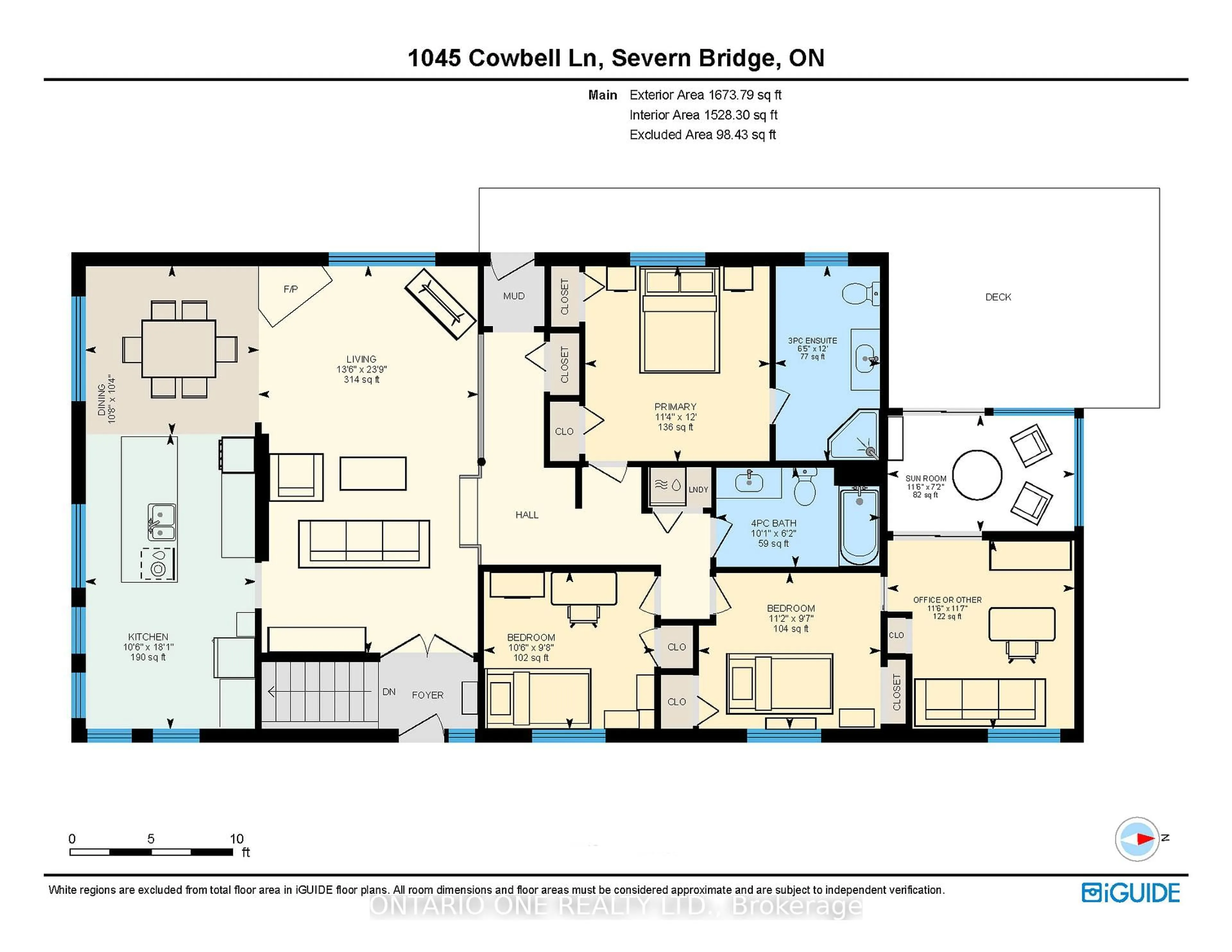 Floor plan for 1045 Cowbell Lane, Gravenhurst Ontario P0E 1N0