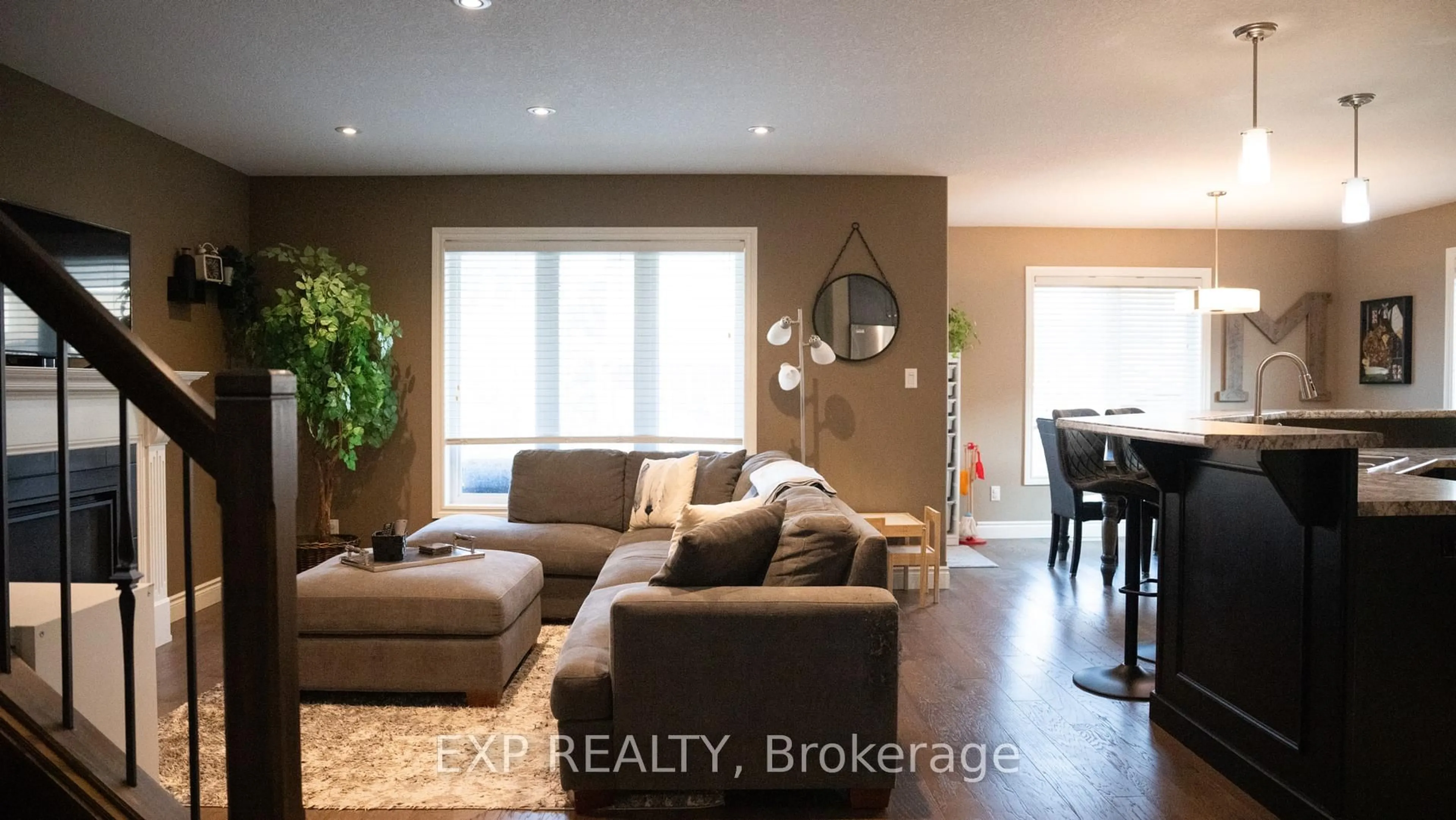 Living room with furniture, unknown for 5 Oliver Cres, Zorra Ontario N0M 2M0