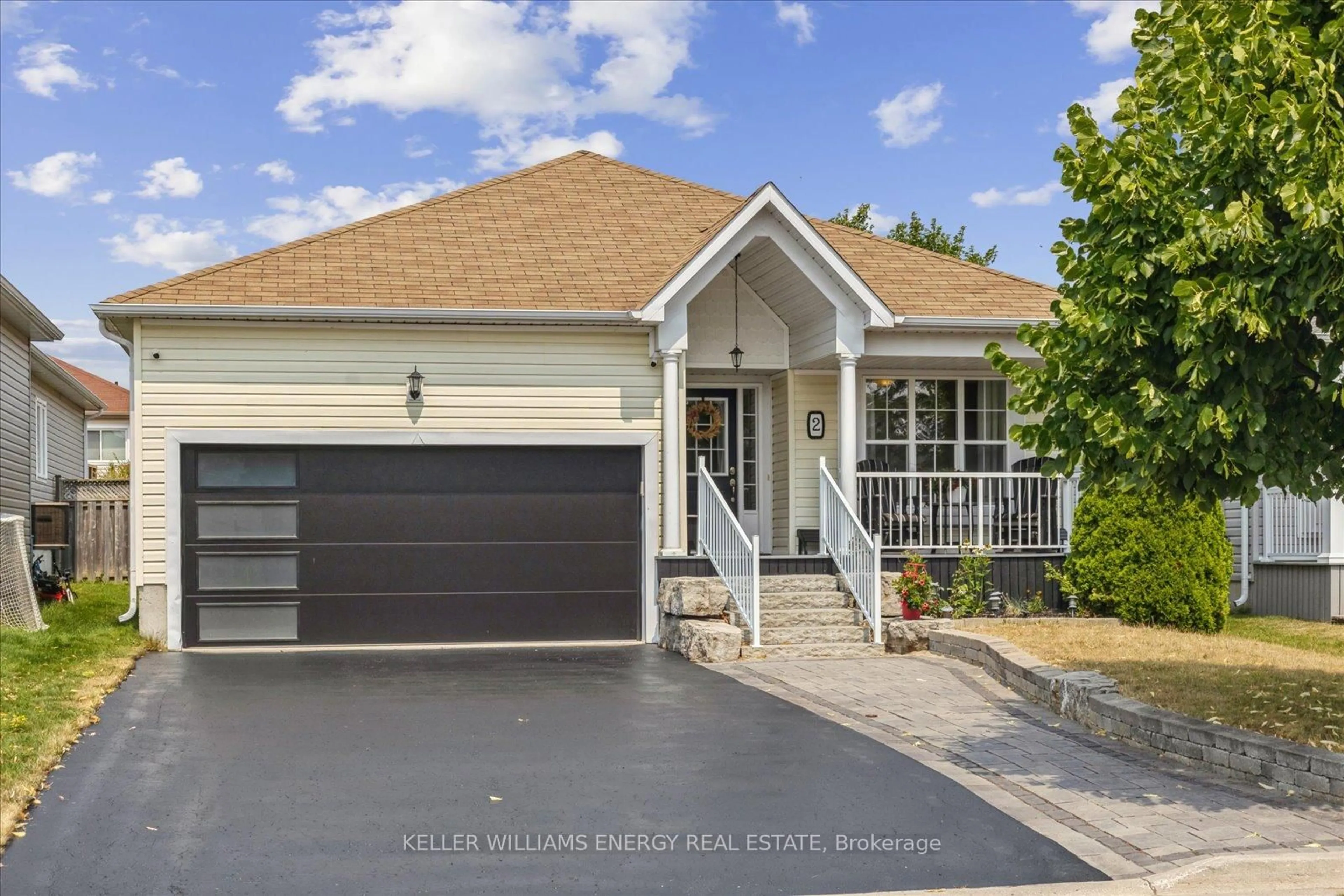 Home with vinyl exterior material, street for 2 Austin Crt, Port Hope Ontario L1A 0A6