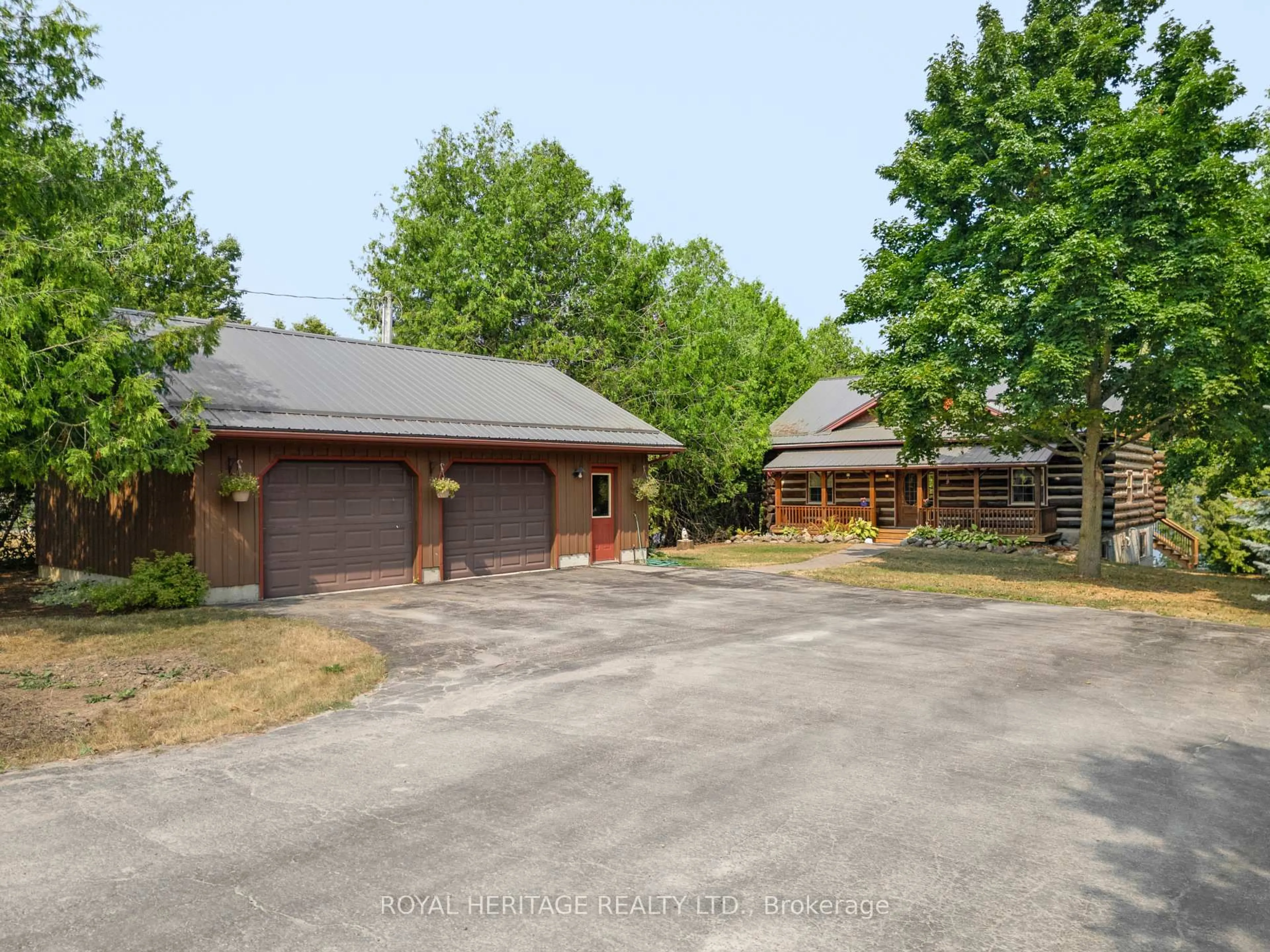 A pic from outside/outdoor area/front of a property/back of a property/a pic from drone, street for 182 Pitts Cove Rd, Kawartha Lakes Ontario K0M 1L0