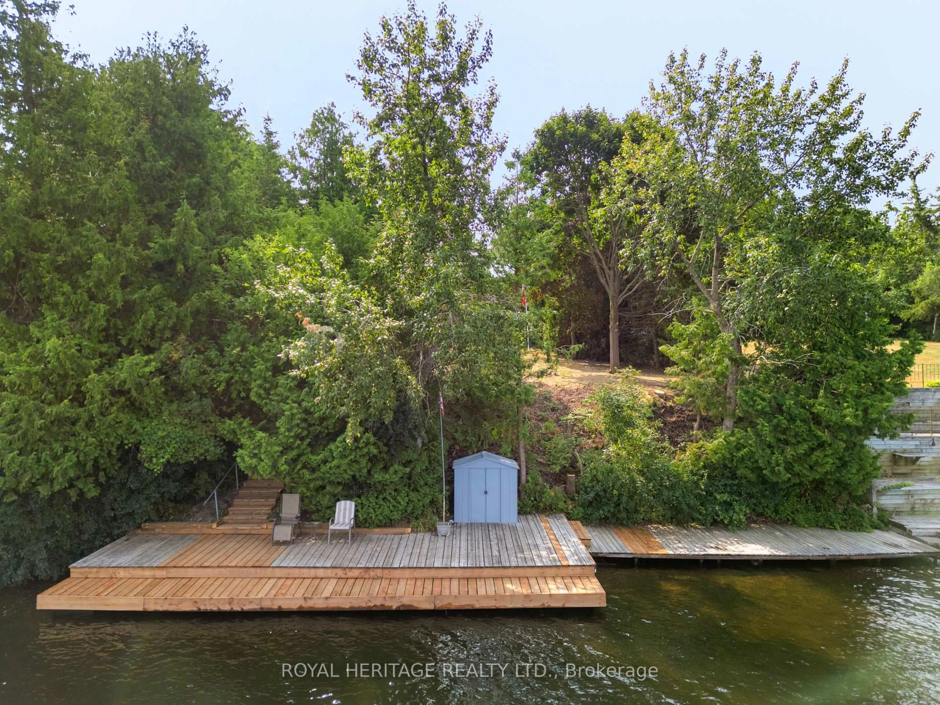 A pic from outside/outdoor area/front of a property/back of a property/a pic from drone, water/lake/river/ocean view for 182 Pitts Cove Rd, Kawartha Lakes Ontario K0M 1L0