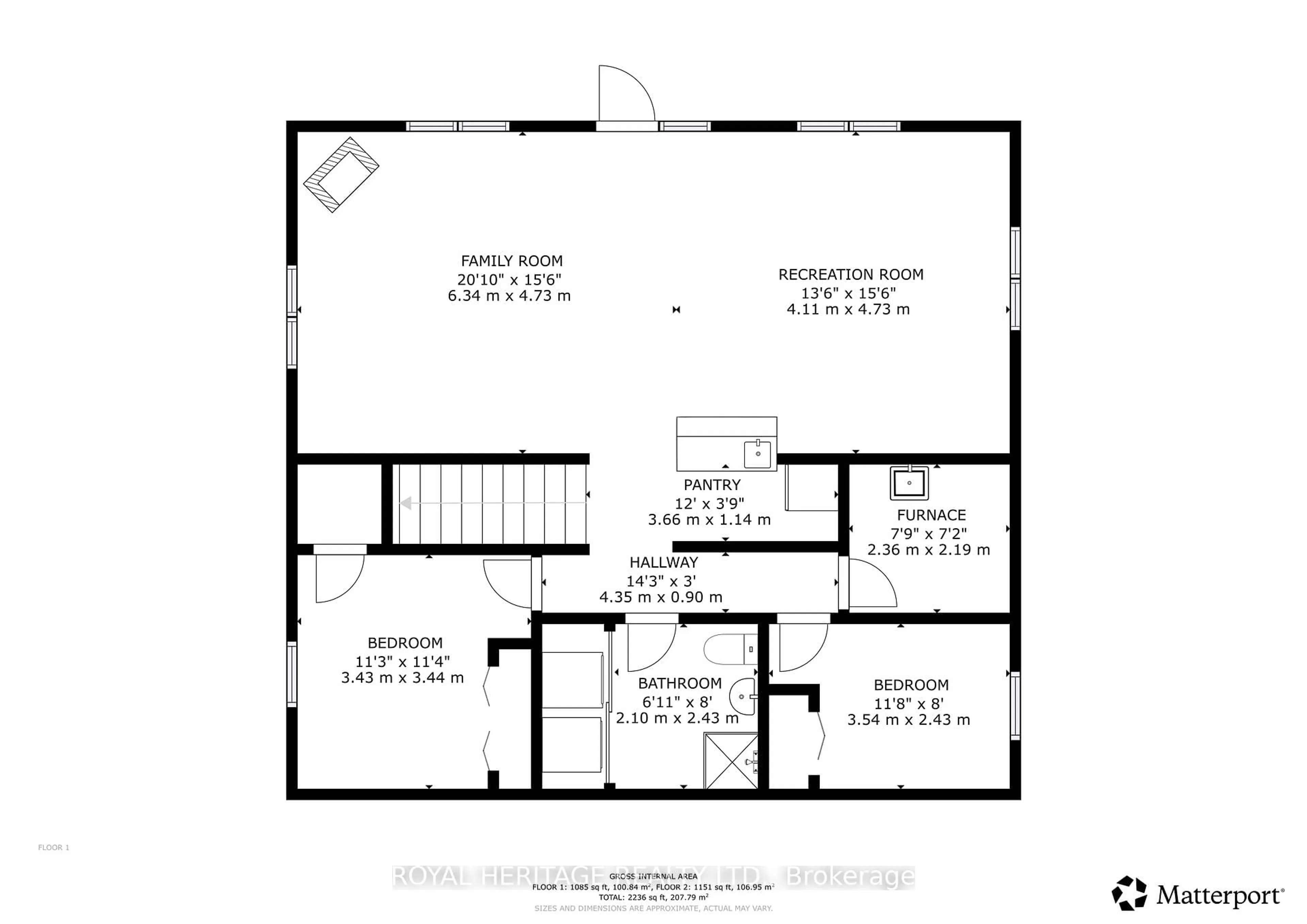 Floor plan for 182 Pitts Cove Rd, Kawartha Lakes Ontario K0M 1L0