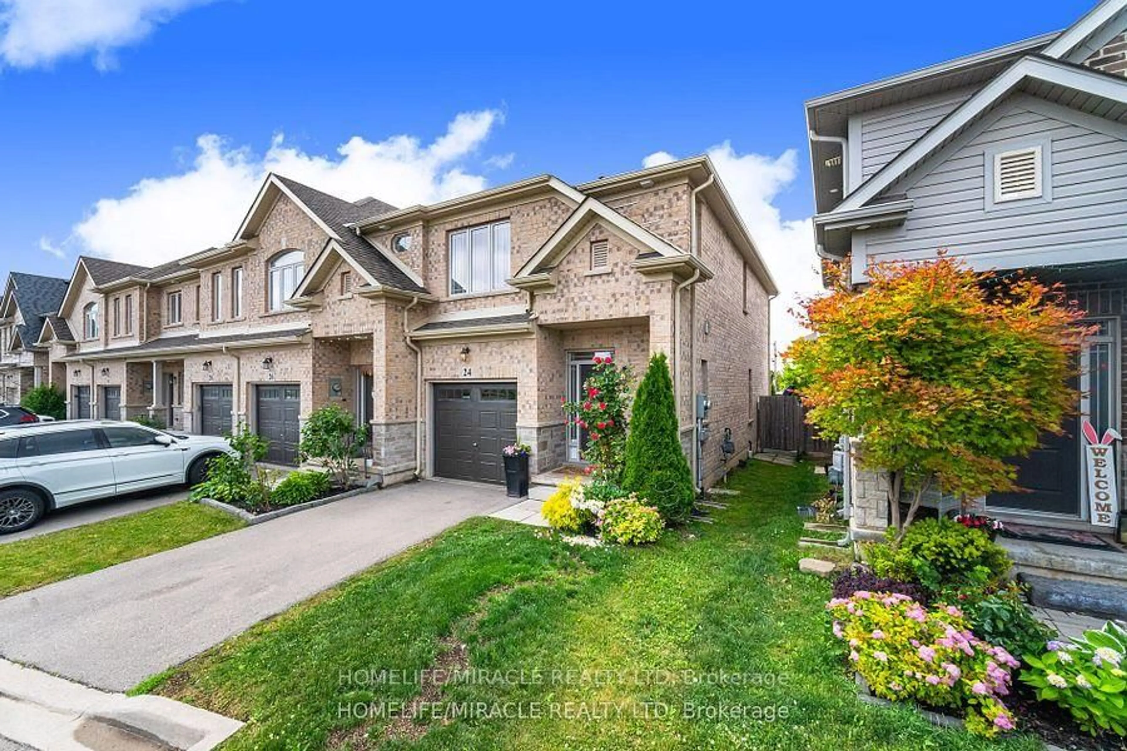 Home with brick exterior material, street for 24 Kingsborough Dr, Hamilton Ontario L0R 1P0