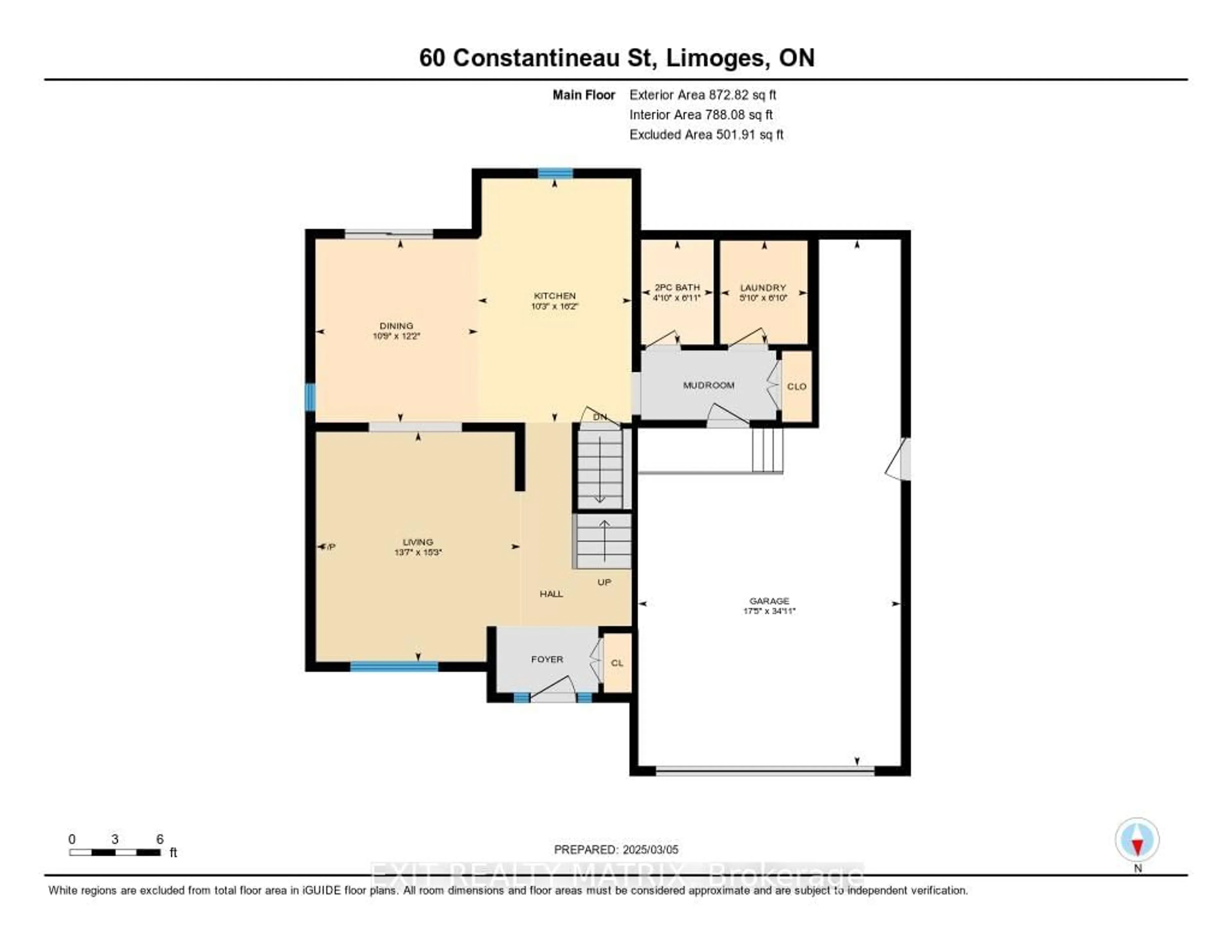 Floor plan for 60 Constantineau St, The Nation Ontario K0A 2M0