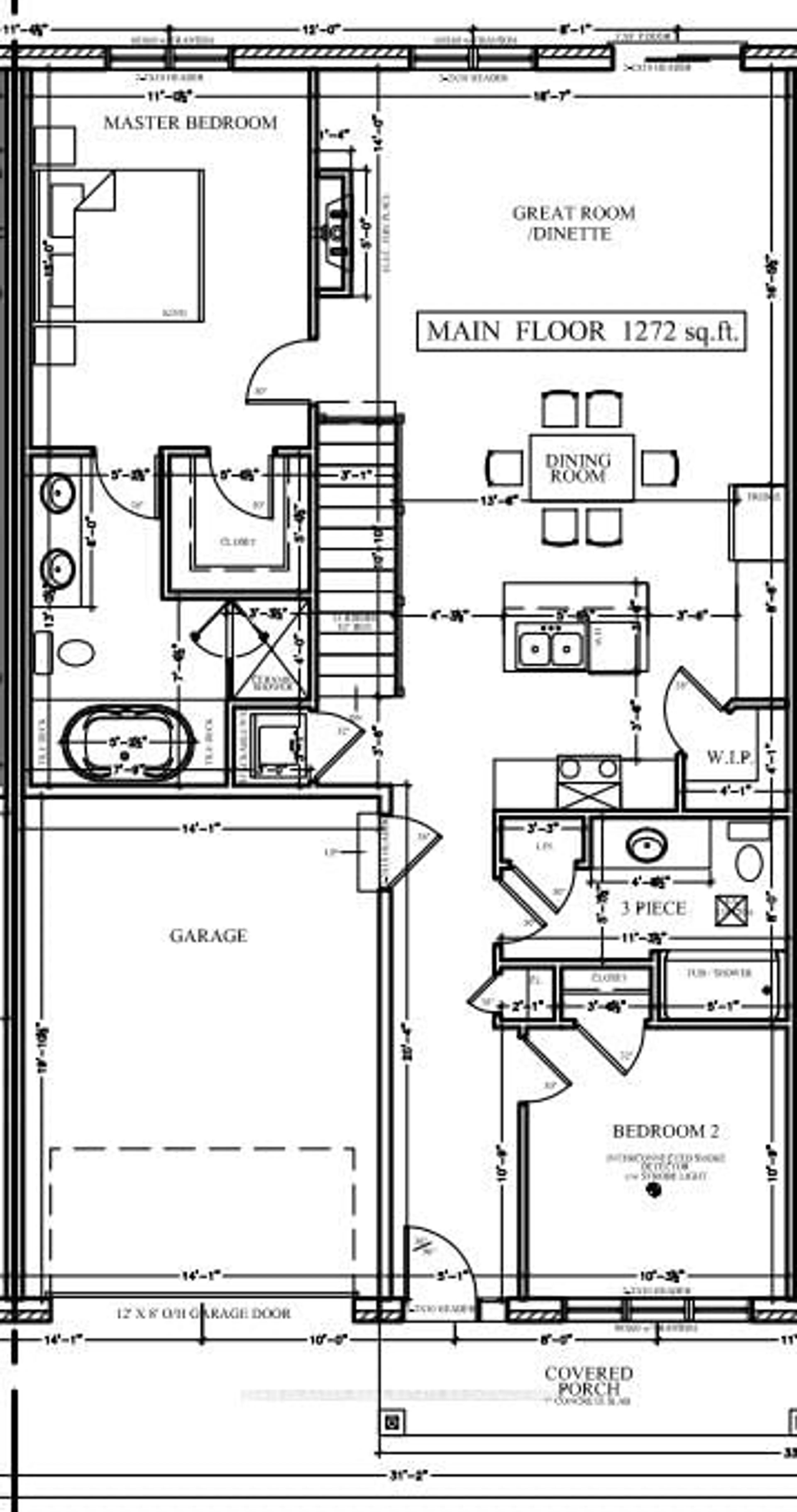 Floor plan for 22 Dearing Dr #(Block 2), South Huron Ontario N0M 1T0