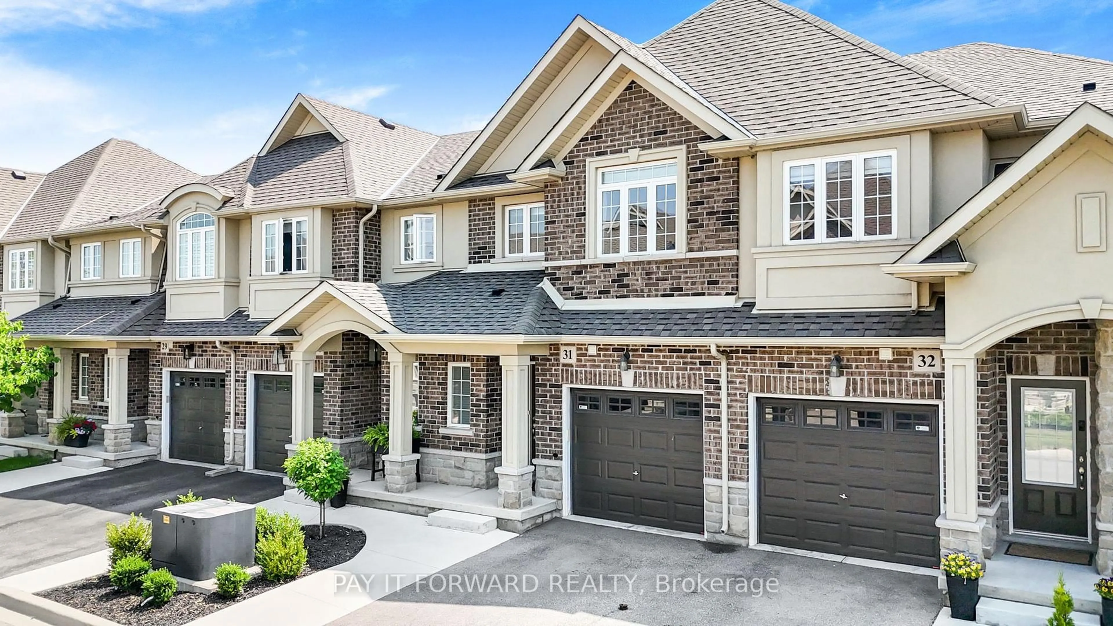 Home with brick exterior material, street for 21 Madonna Dr #31, Hamilton Ontario L9B 0H1