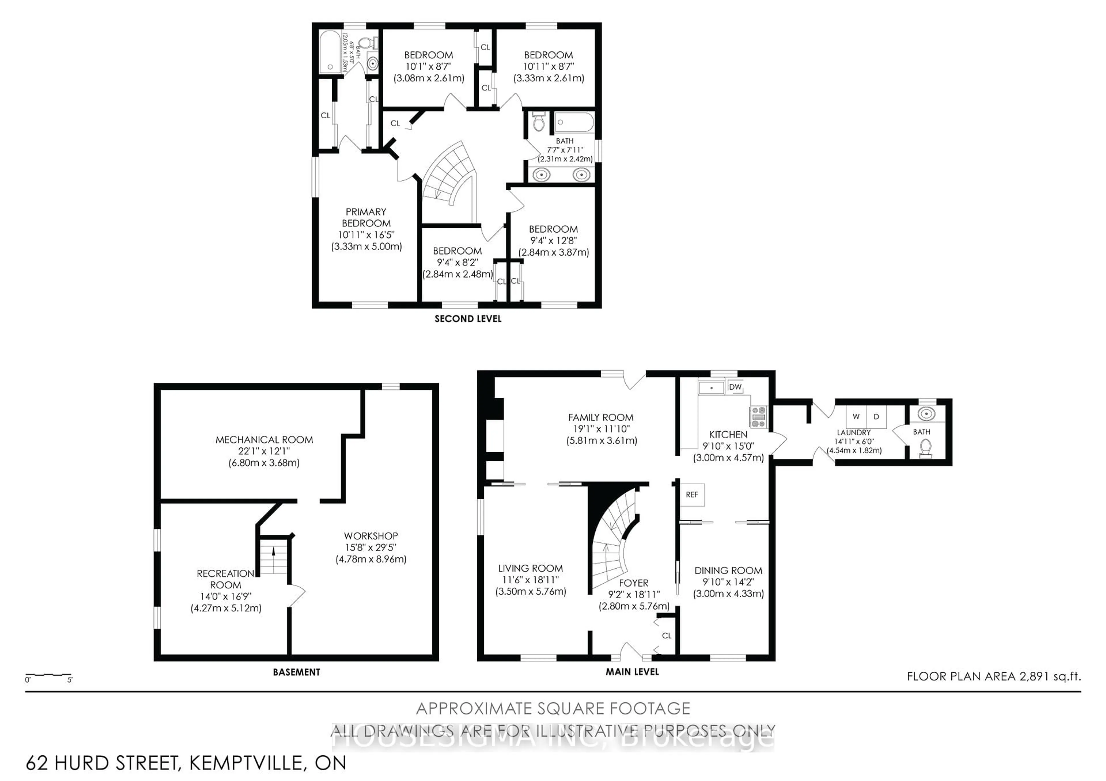 Floor plan for 62 Hurd St, North Grenville Ontario K0G 1J0